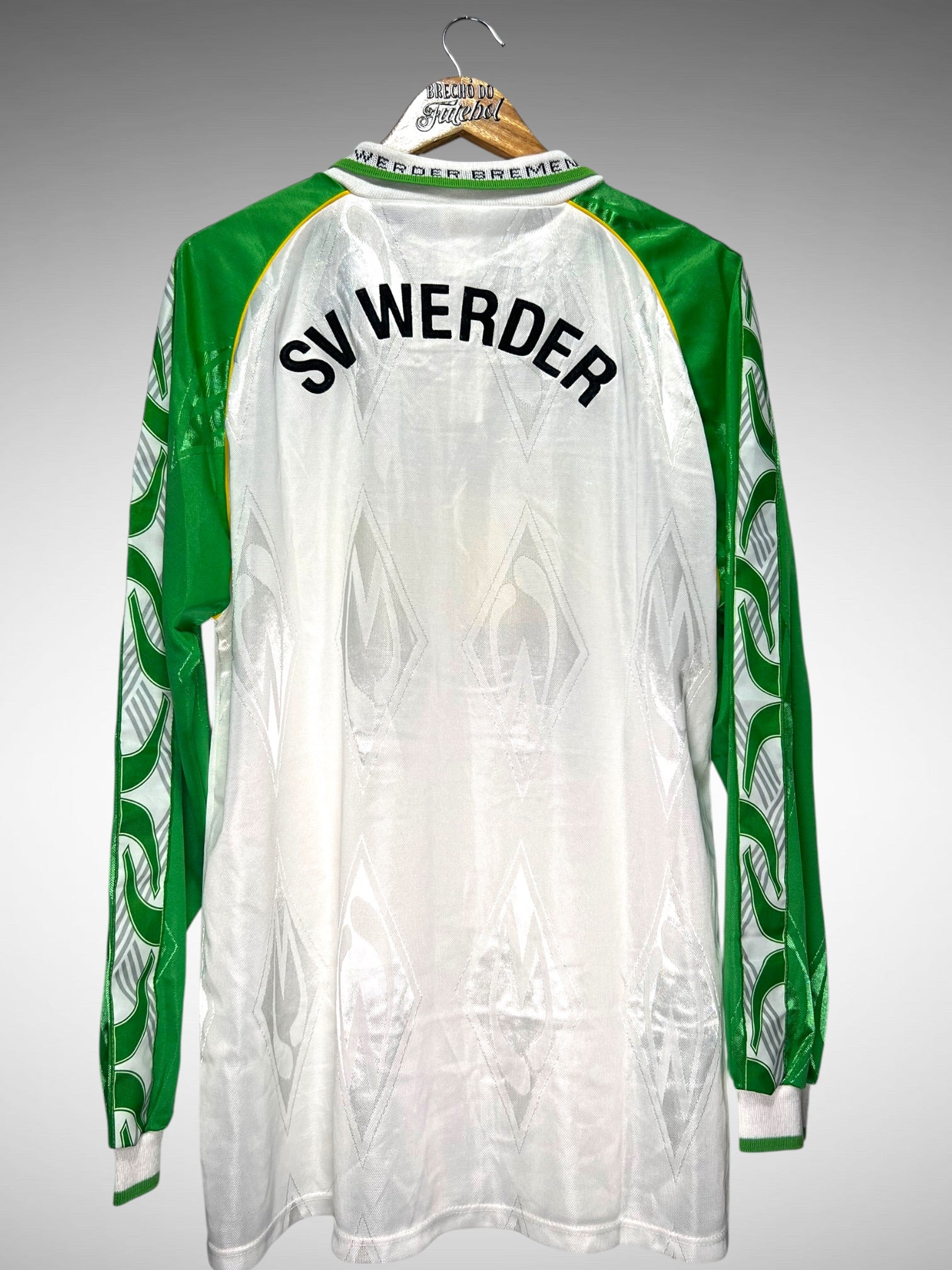 Werder Bremen 1995 Primeira Camisa Tam GG Mangas Longas.