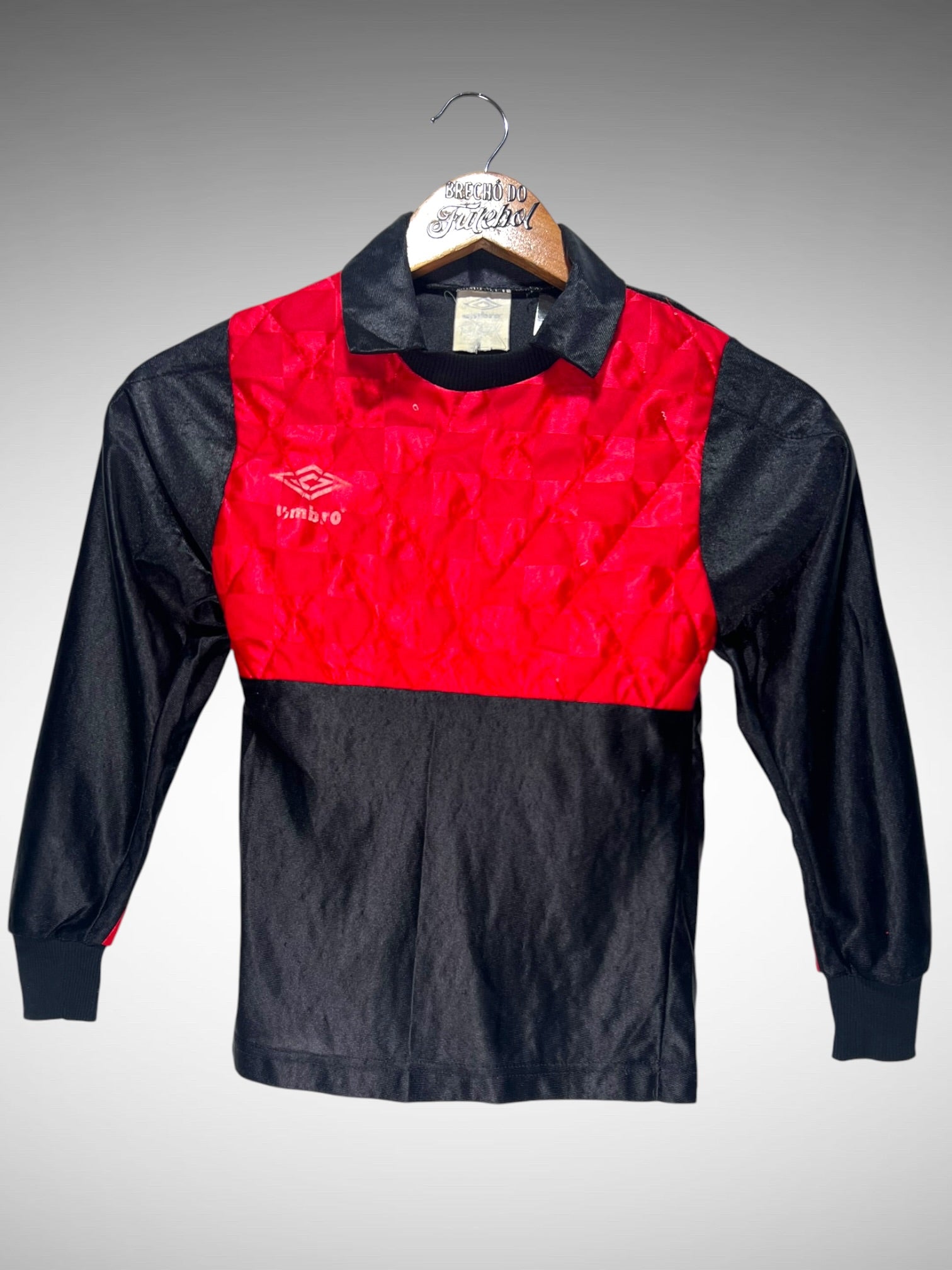 Umbro 1990's Camisa de Goleiro Tam 6 anos Infantil Mangas Longas.