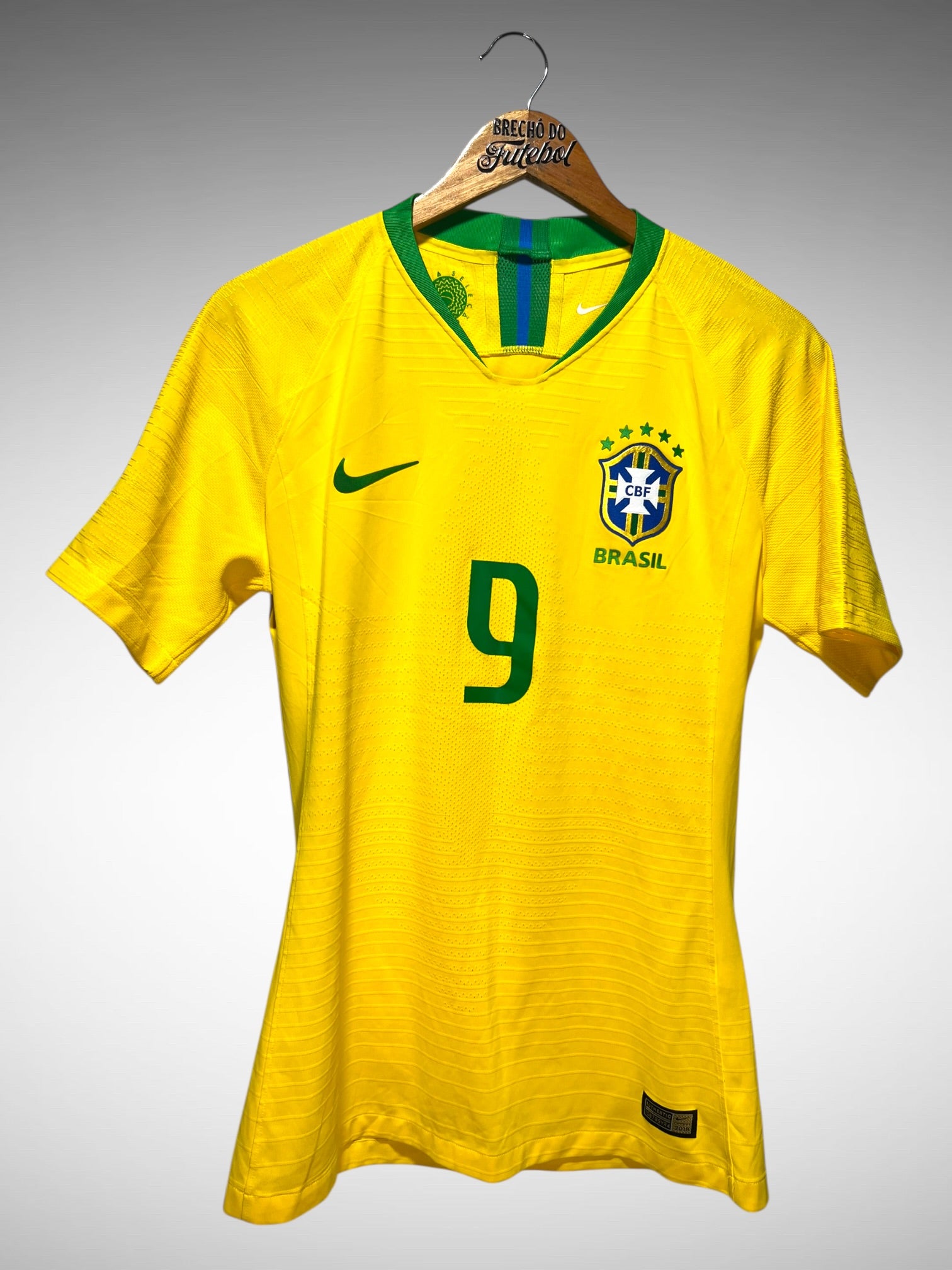 Brasil 2018 Primeira Camisa Sub-17 Tam M N 9 Peglow.