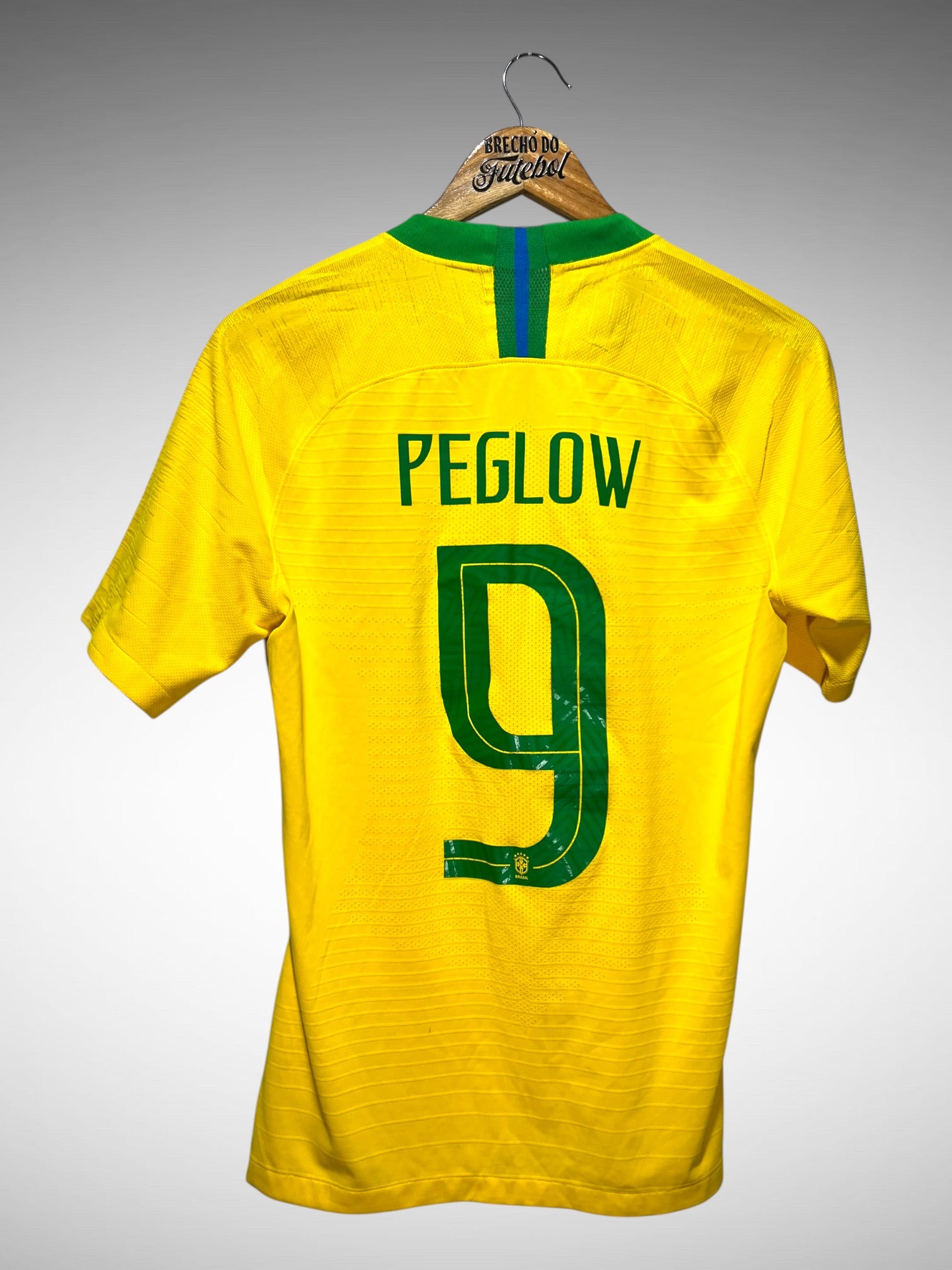 Brasil 2018 Primeira Camisa Sub-17 Tam M N 9 Peglow.