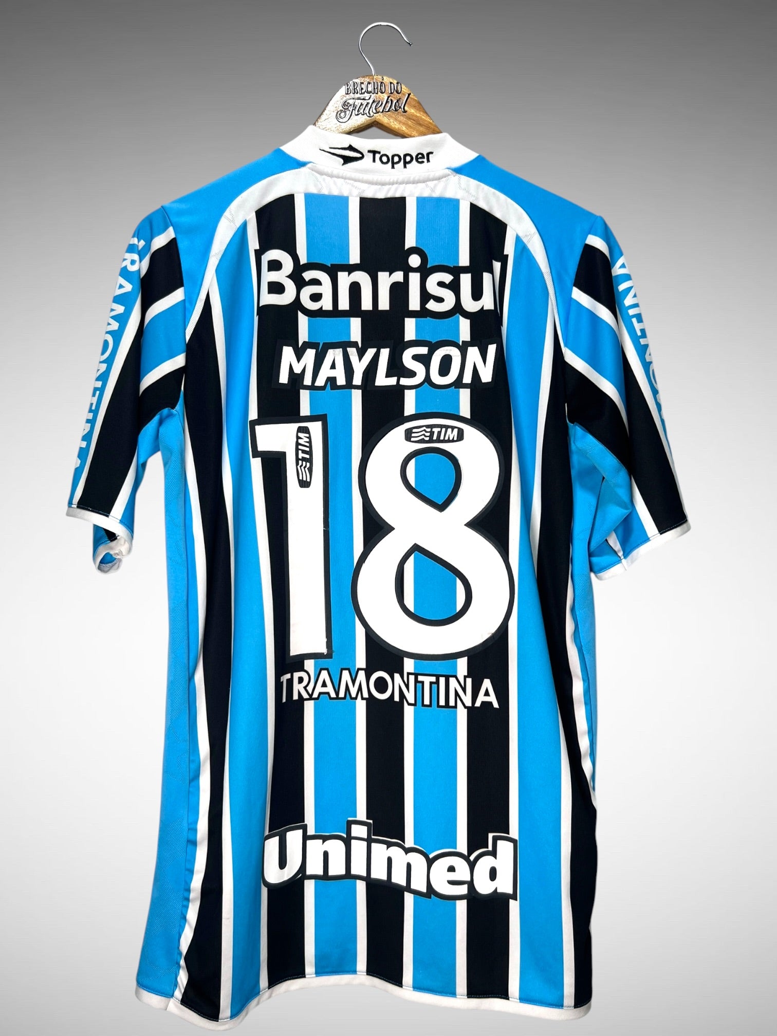 Grêmio 2011 Primeira Camisa Tam G N 18 Maylson.