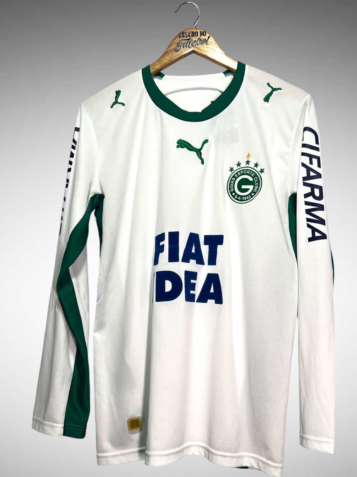 Goiás 2006 Segunda Camisa Tam M N 8 Mangas Longas.