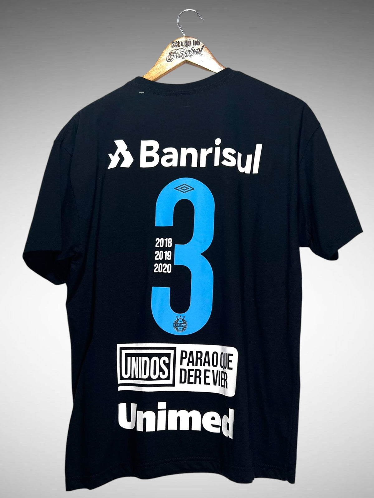 Grêmio 2020 Camisa Tricampeonato Gaúcho Tam G N 3.