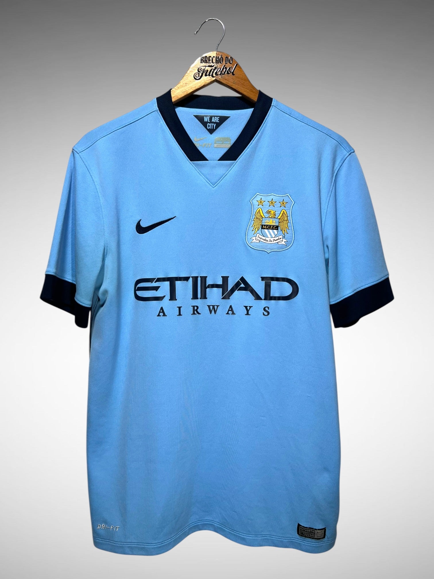 Manchester City 2014 Primeira Camisa Tam M.
