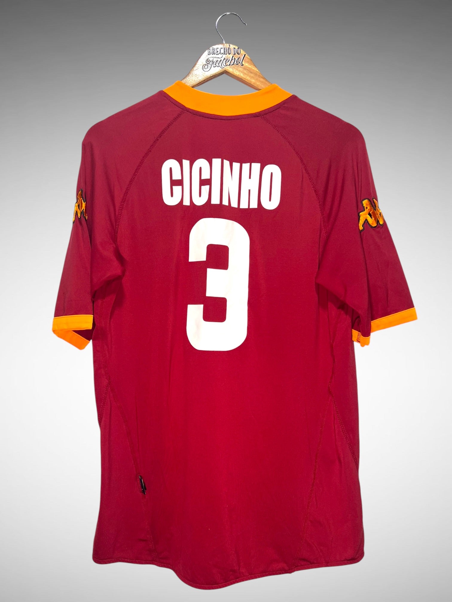 Roma 2007 Primeira Camisa Tam M N 3 Cicinho.