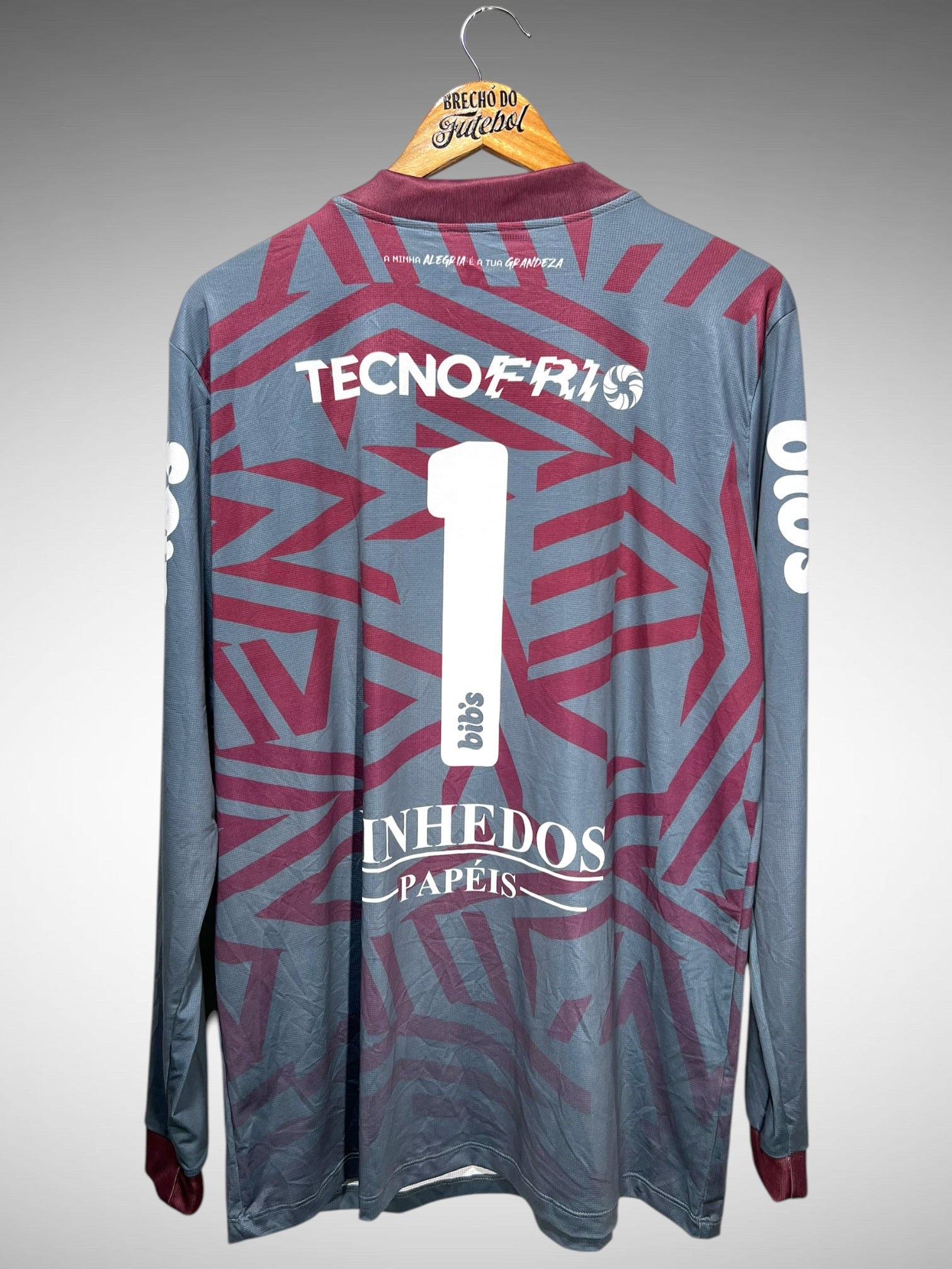 Caxias do Sul 2024 Camisa de Goleiro Tam G N 1 Mangas Longas.