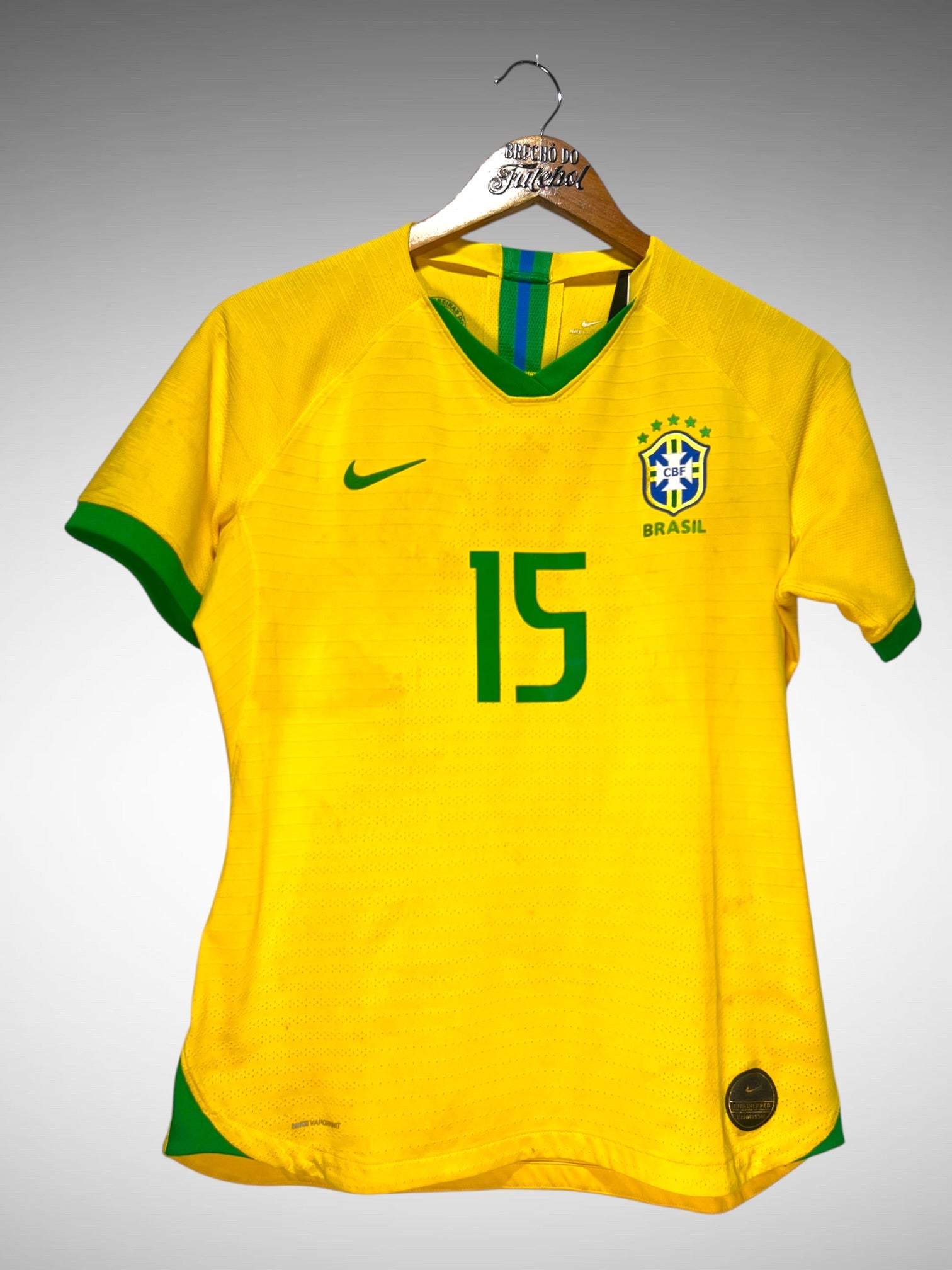 Brasil 2020 Primeira Camisa Tam M Feminino N 15 Jucinara.