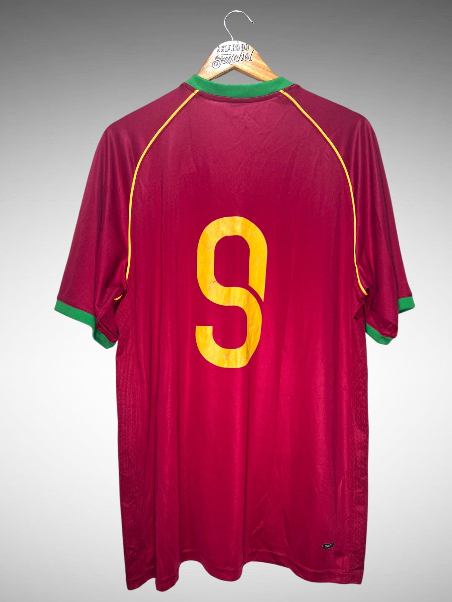 Portugal 2006 Primeira Camisa Tam GG N 9.