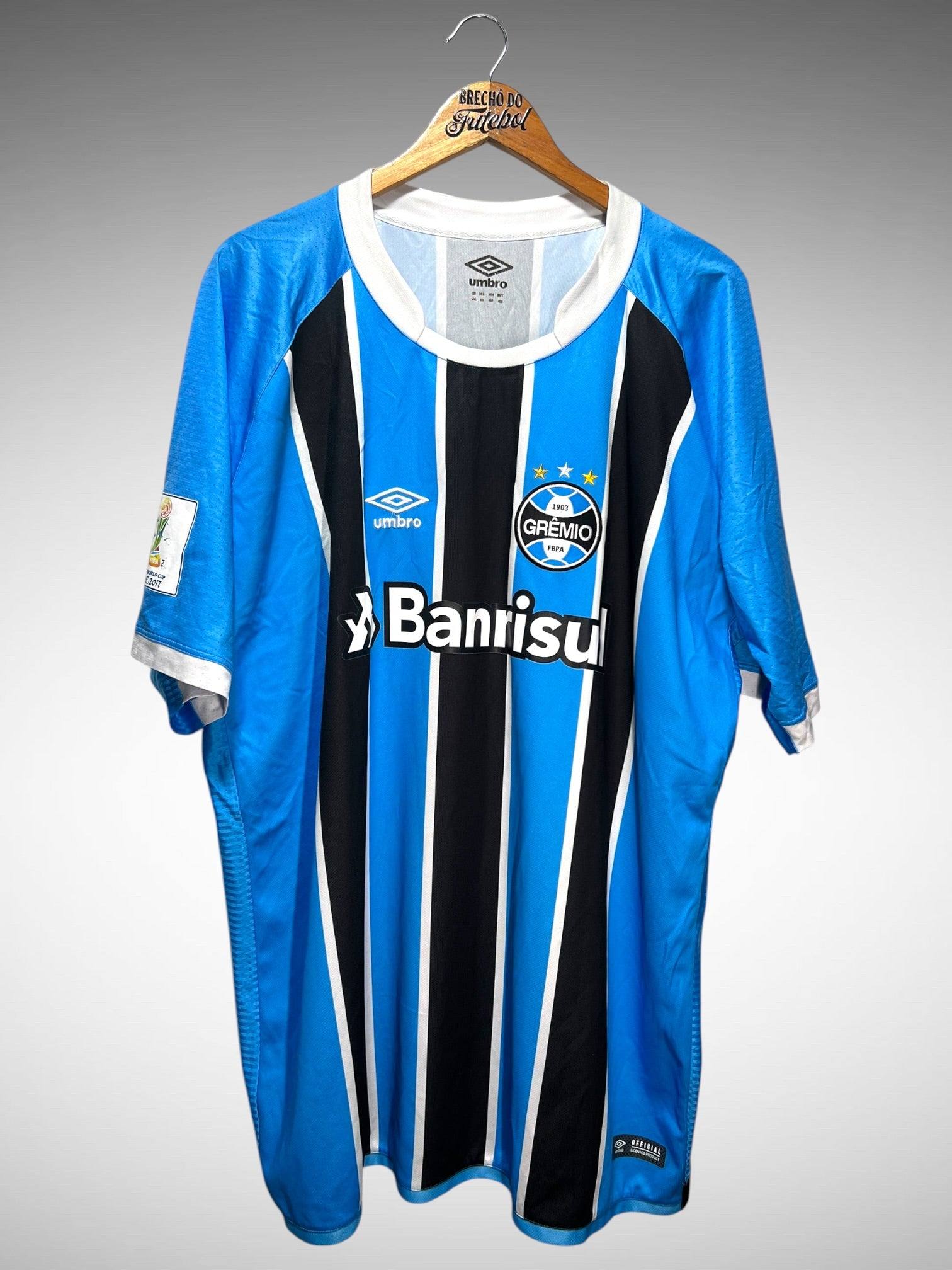 Grêmio 2017 Primeira Camisa Tam 4G N 7 Luan.