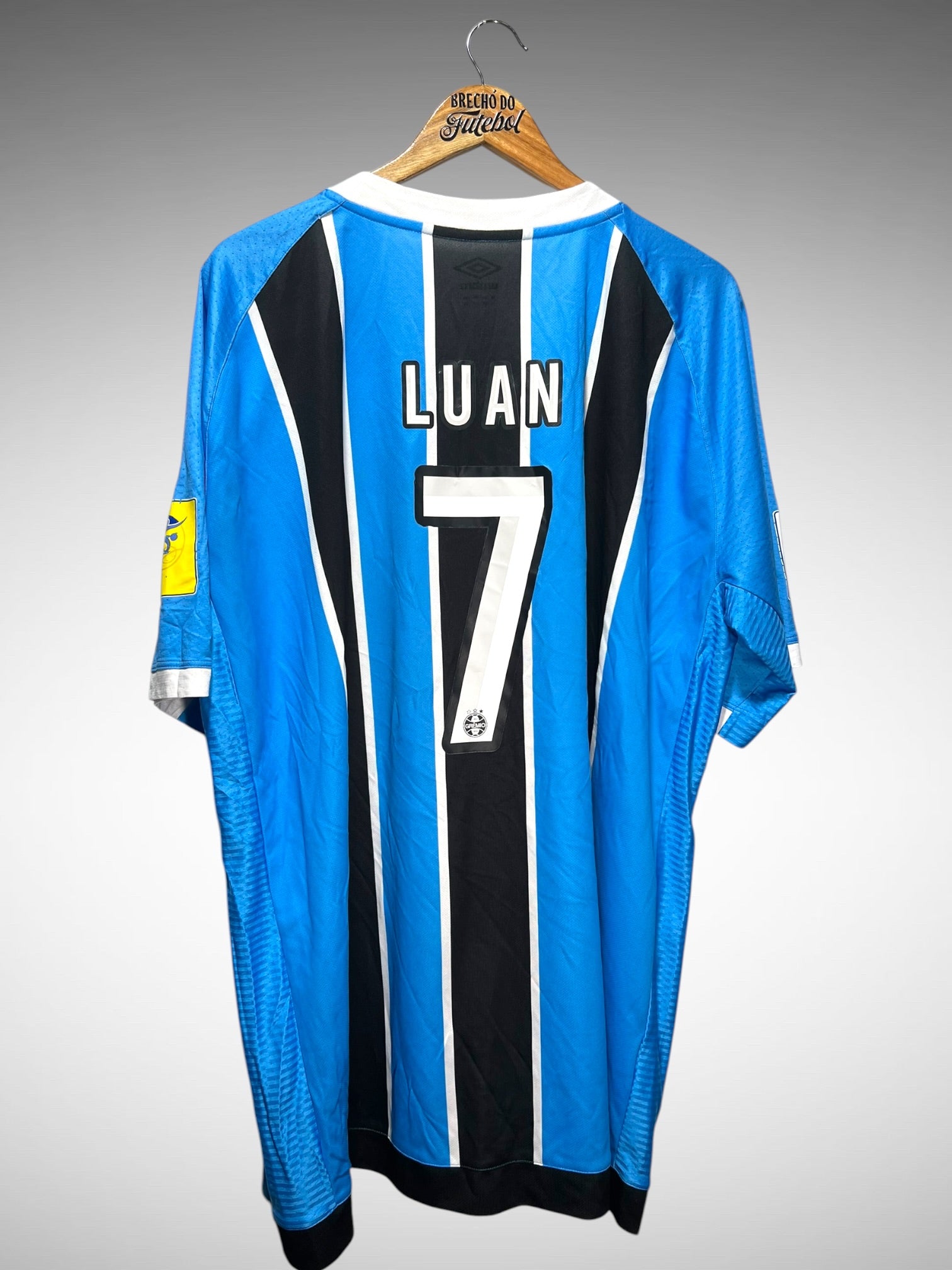 Grêmio 2017 Primeira Camisa Tam 4G N 7 Luan.