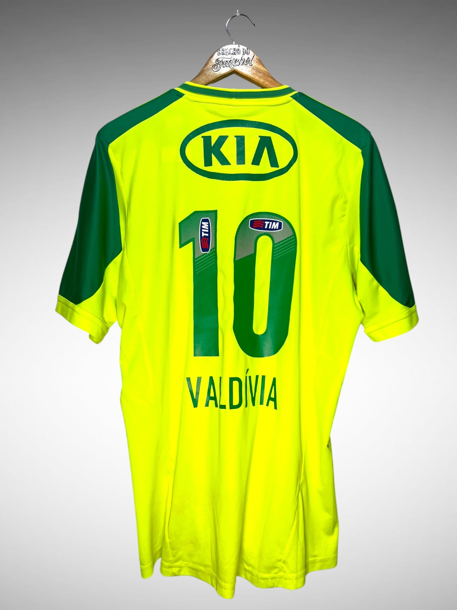 Palmeiras 2012 Segunda Camisa Tam G N 10 Valdívia.