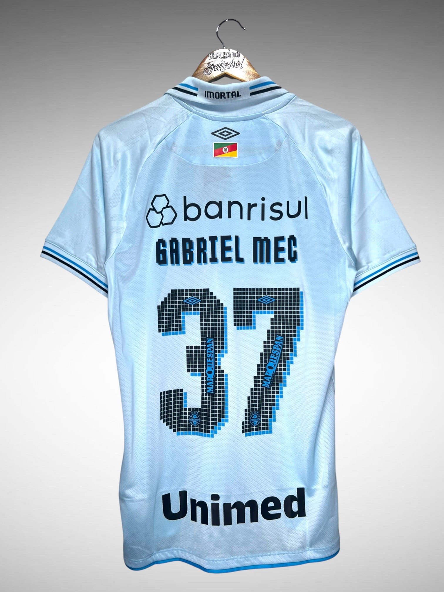 Grêmio 2025 Segunda Camisa Tam M N 37 Gabriel Mec.