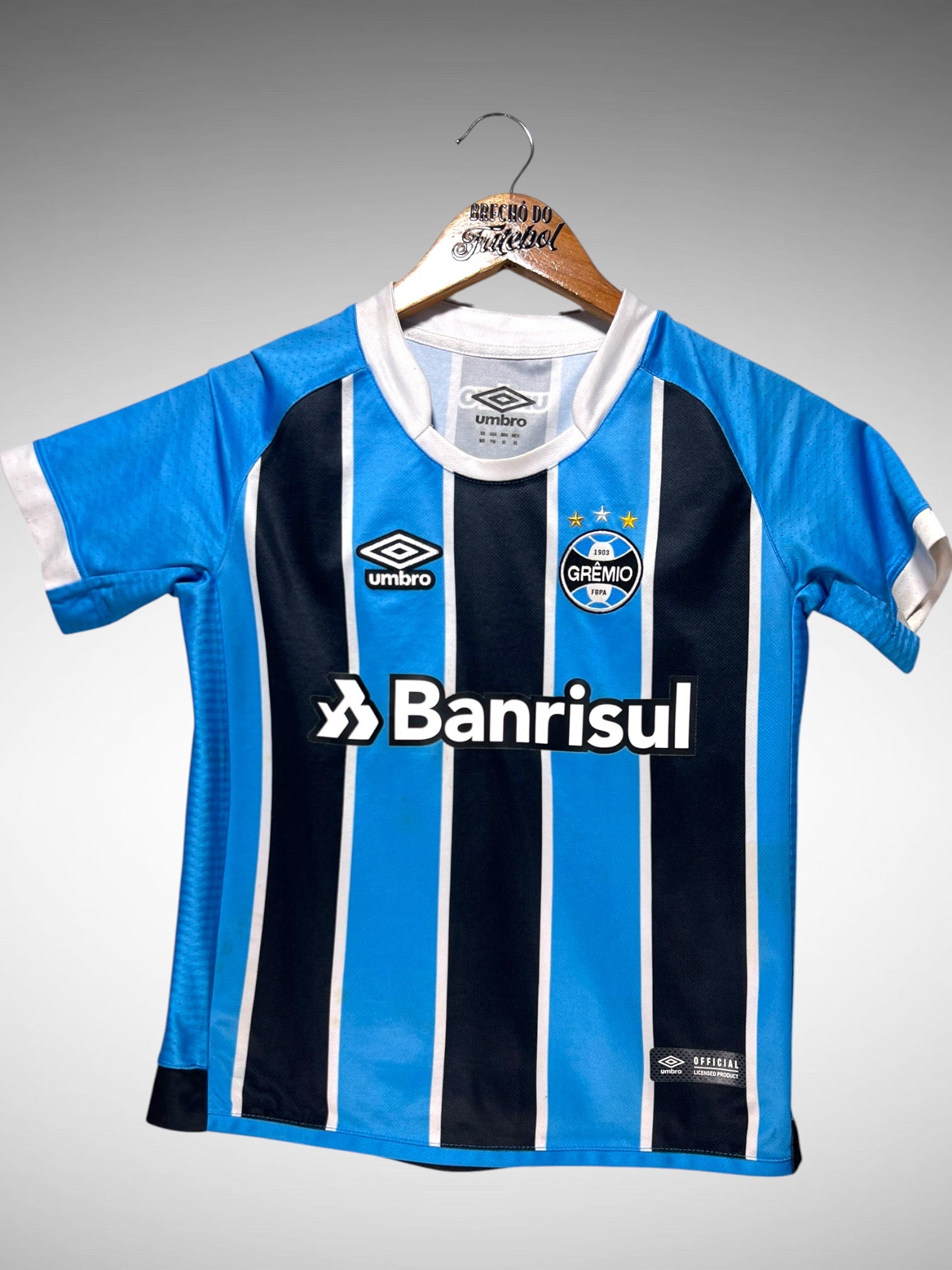 Grêmio 2017 Primeira Camisa Tam 10 anos Infantil N 10.