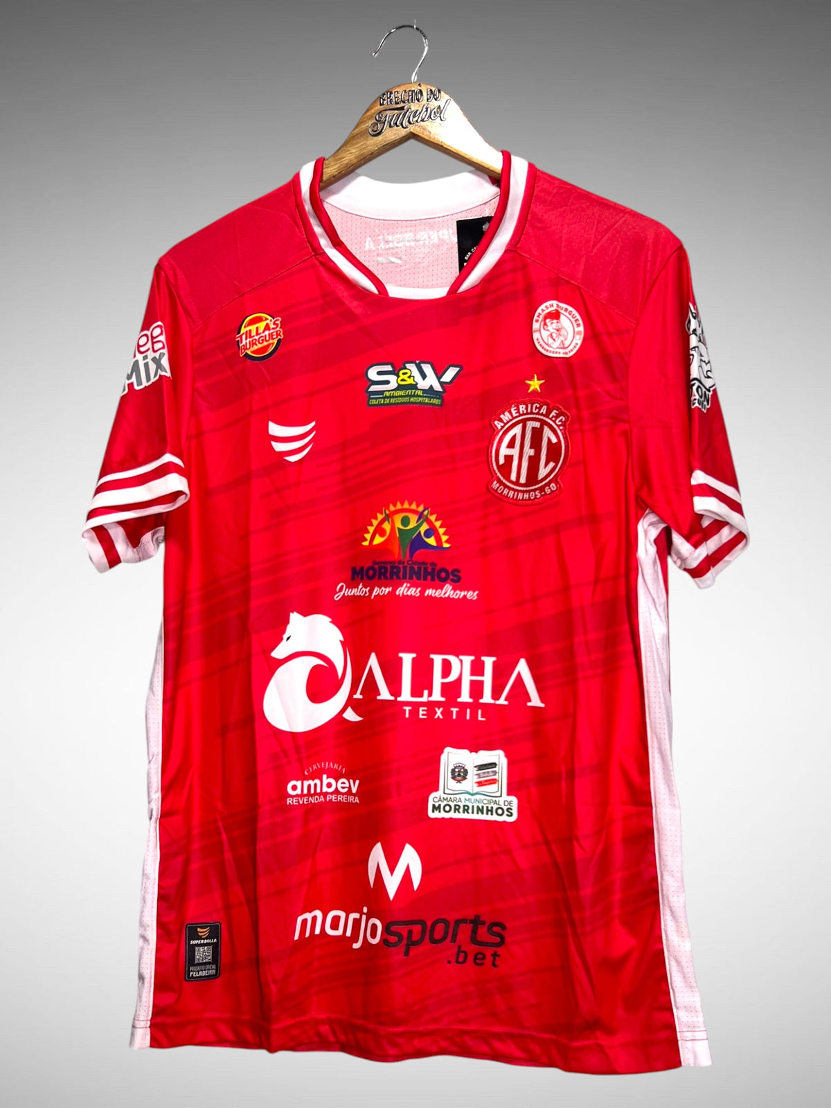 América de Morrinhos 2021 Primeira Camisa Tam M N 10.