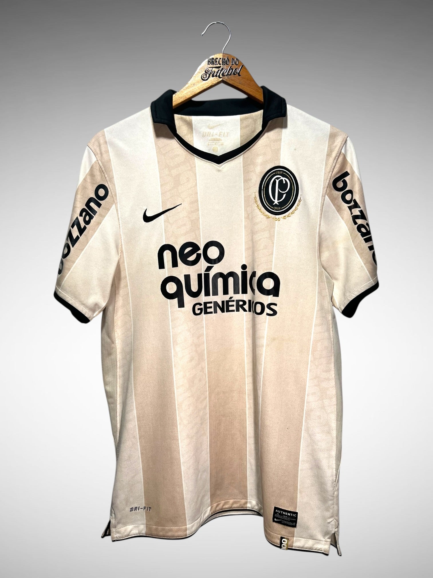 Corinthians 2010 Camisa Centenário Tam M N 9 Ronaldo.