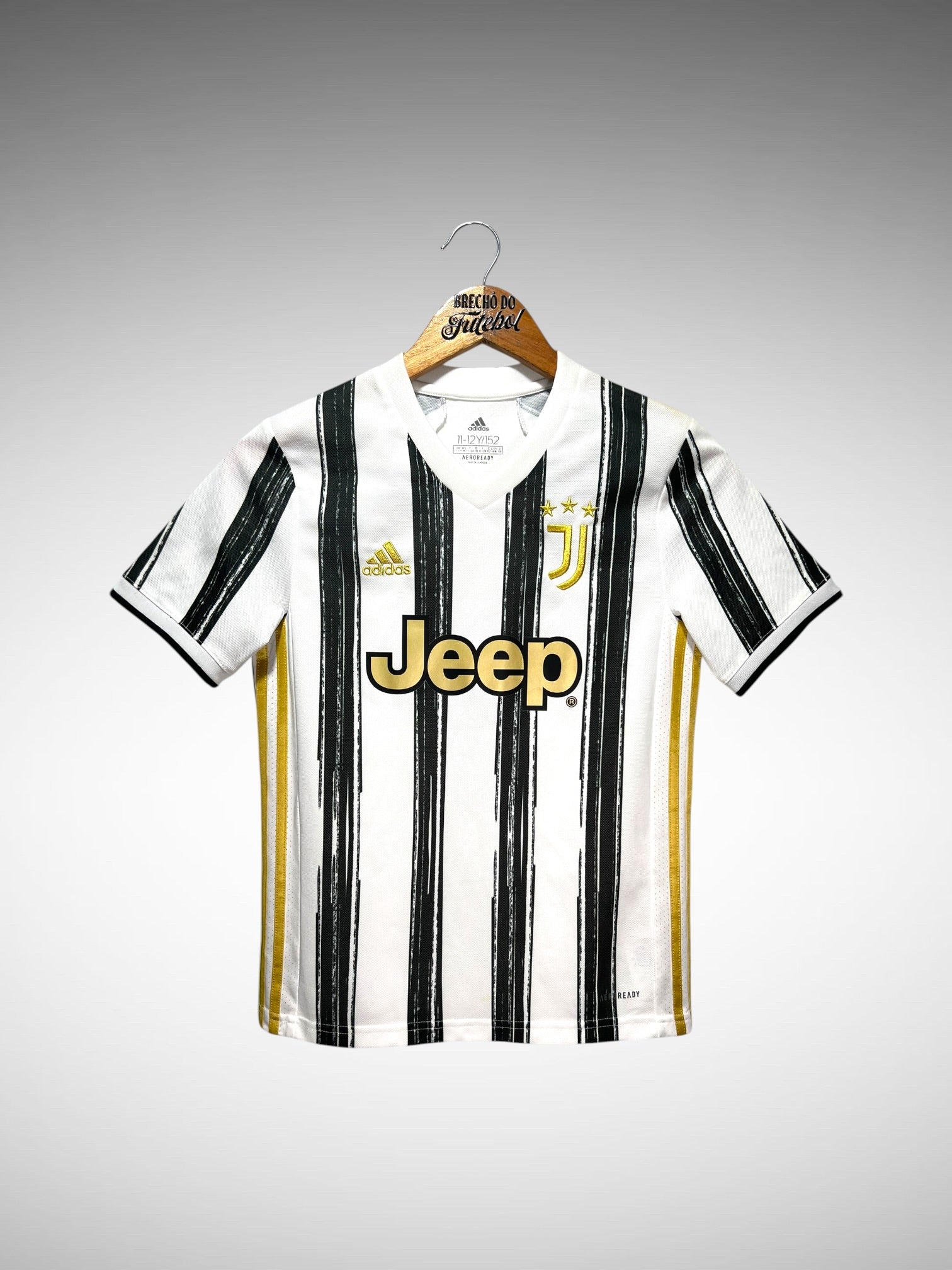 Juventus 2020 Primeira Camisa Tam 12 anos Infantil.