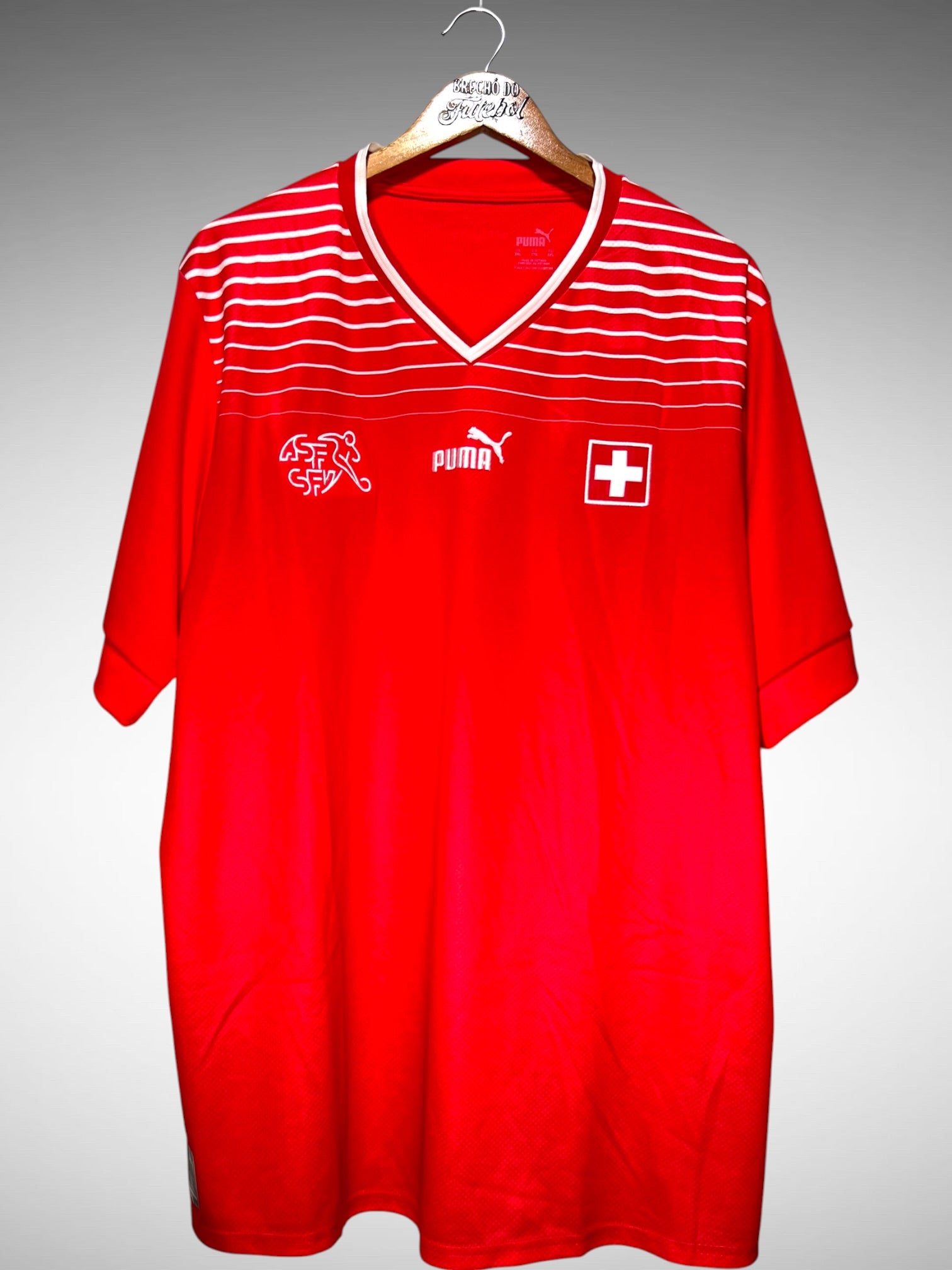 Suíça 2022 Primeira Camisa Tam 3G.