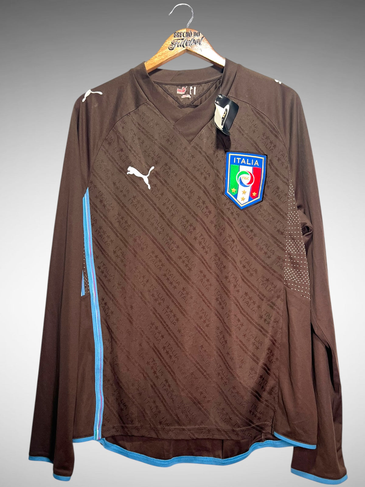 Itália 2009 Camisa de Goleiro Tam GG Mangas Longas.
