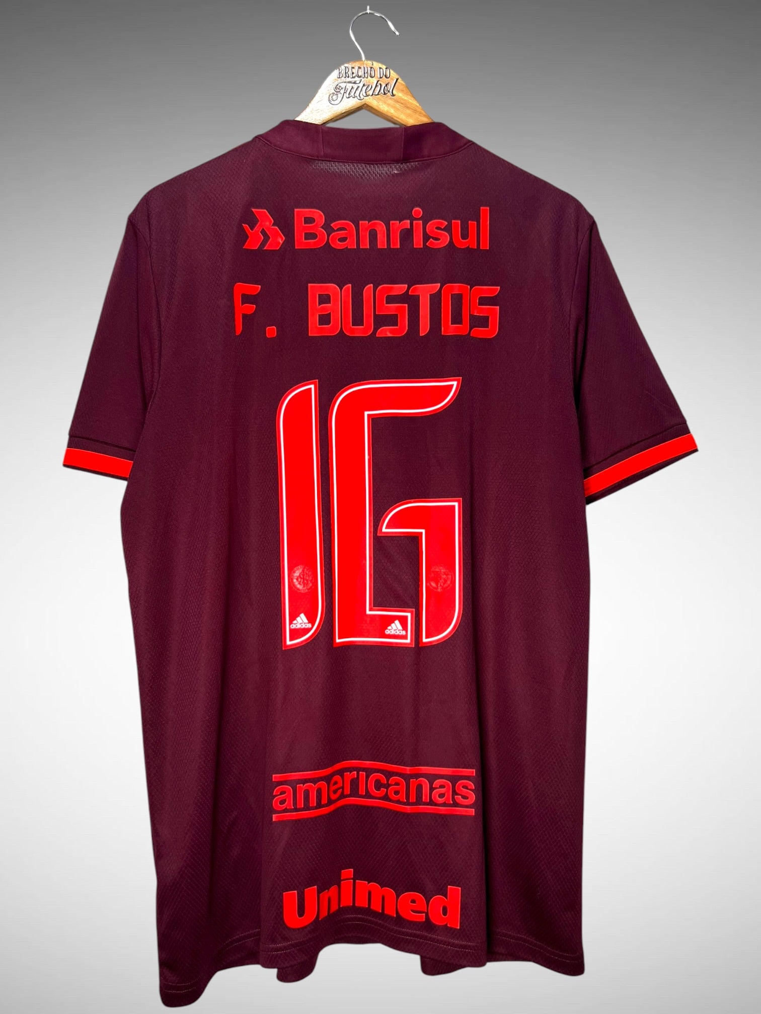 Internacional 2021 Terceira Camisa Tam G N 16 F. Bustos.