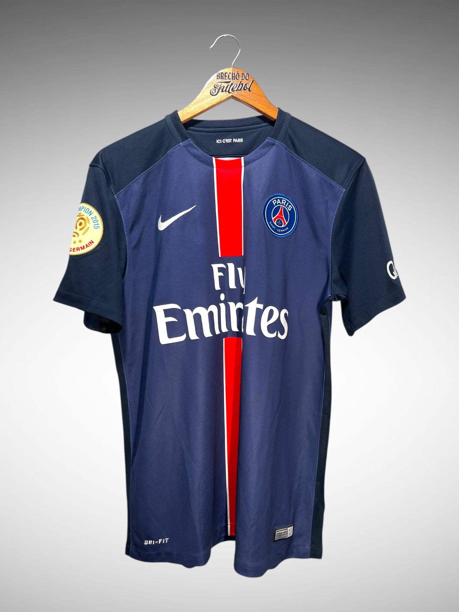 Paris Saint-Germain 2015 Primeira Camisa Tam M N 10 Ibrahimovic.