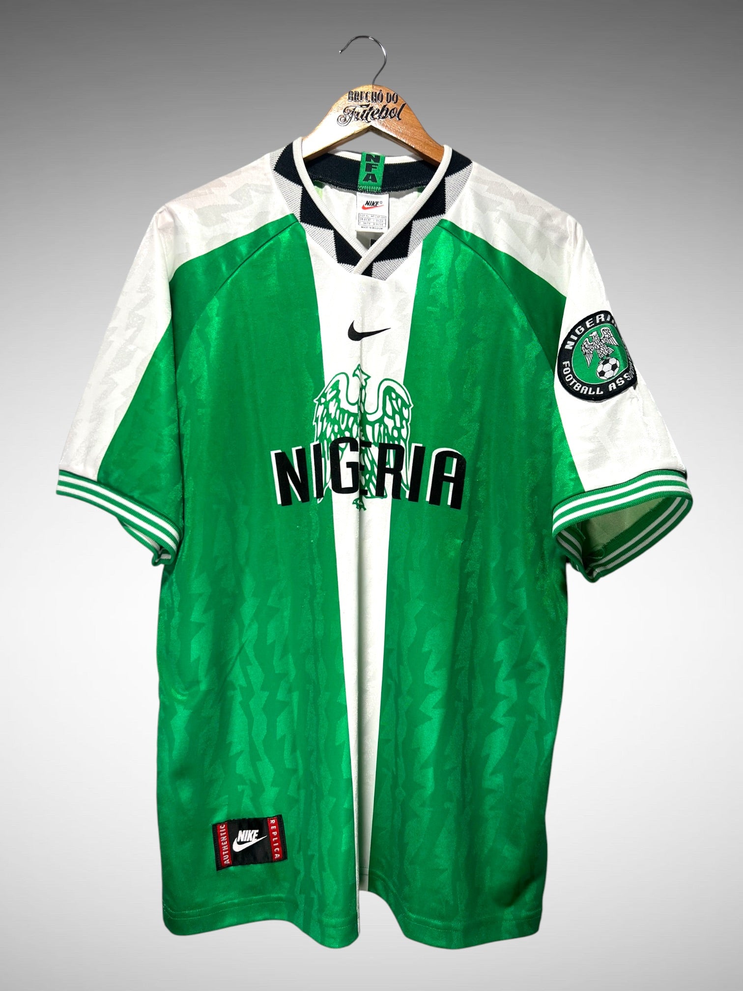 Nigéria 1996 Primeira Camisa Tam GG.