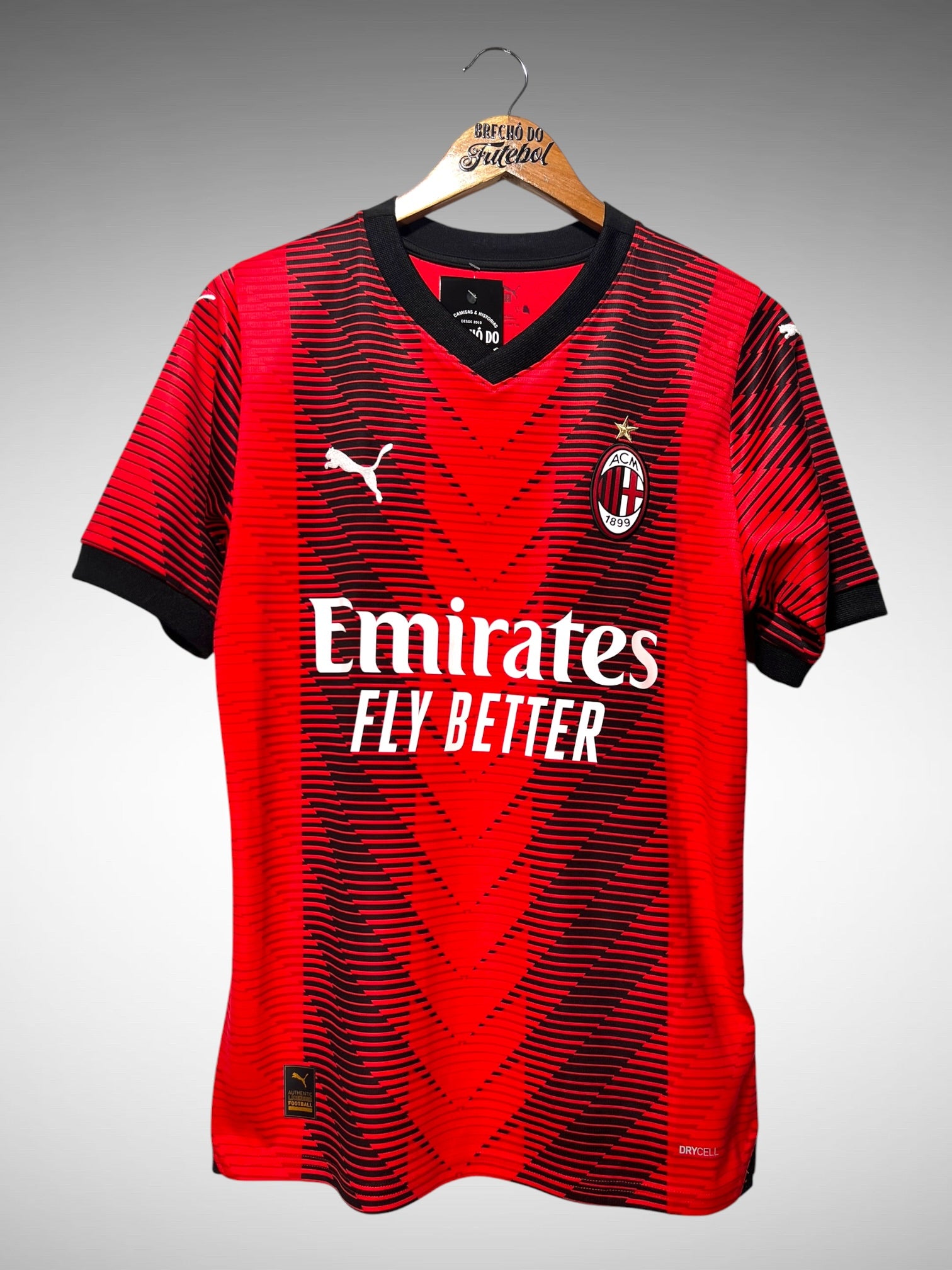Milan 2023 Primeira Camisa Tam P N 9 Giroud.