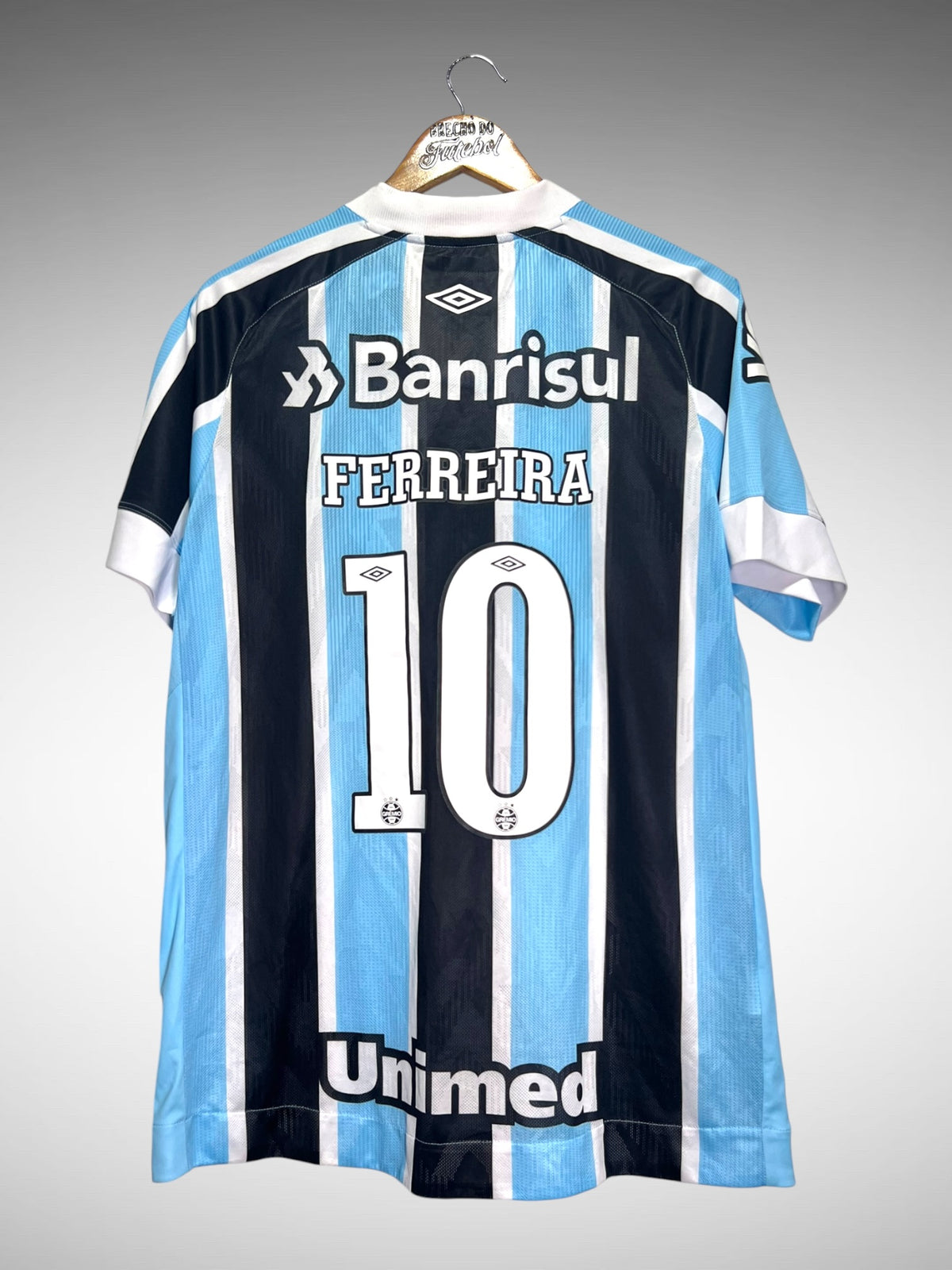 Grêmio 2021 Primeira Camisa Tam G N 10 Ferreira.