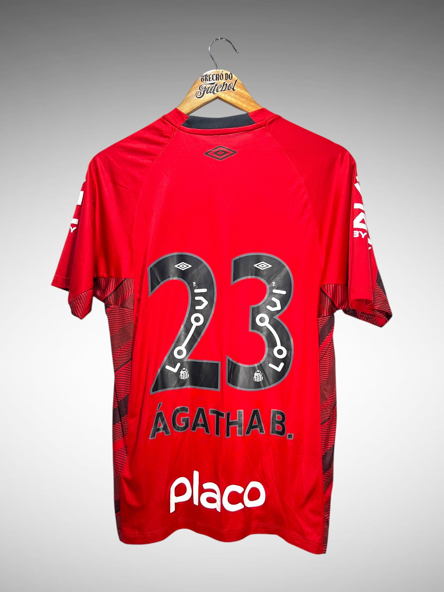 Santos 2025 Camisa de Goleiro Tam P N 23 Ágatha B.
