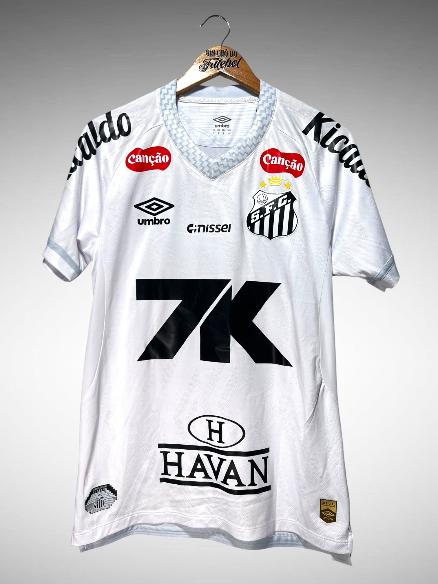 Santos 2025 Primeira Camisa Tam P N 21 D. Pituca.
