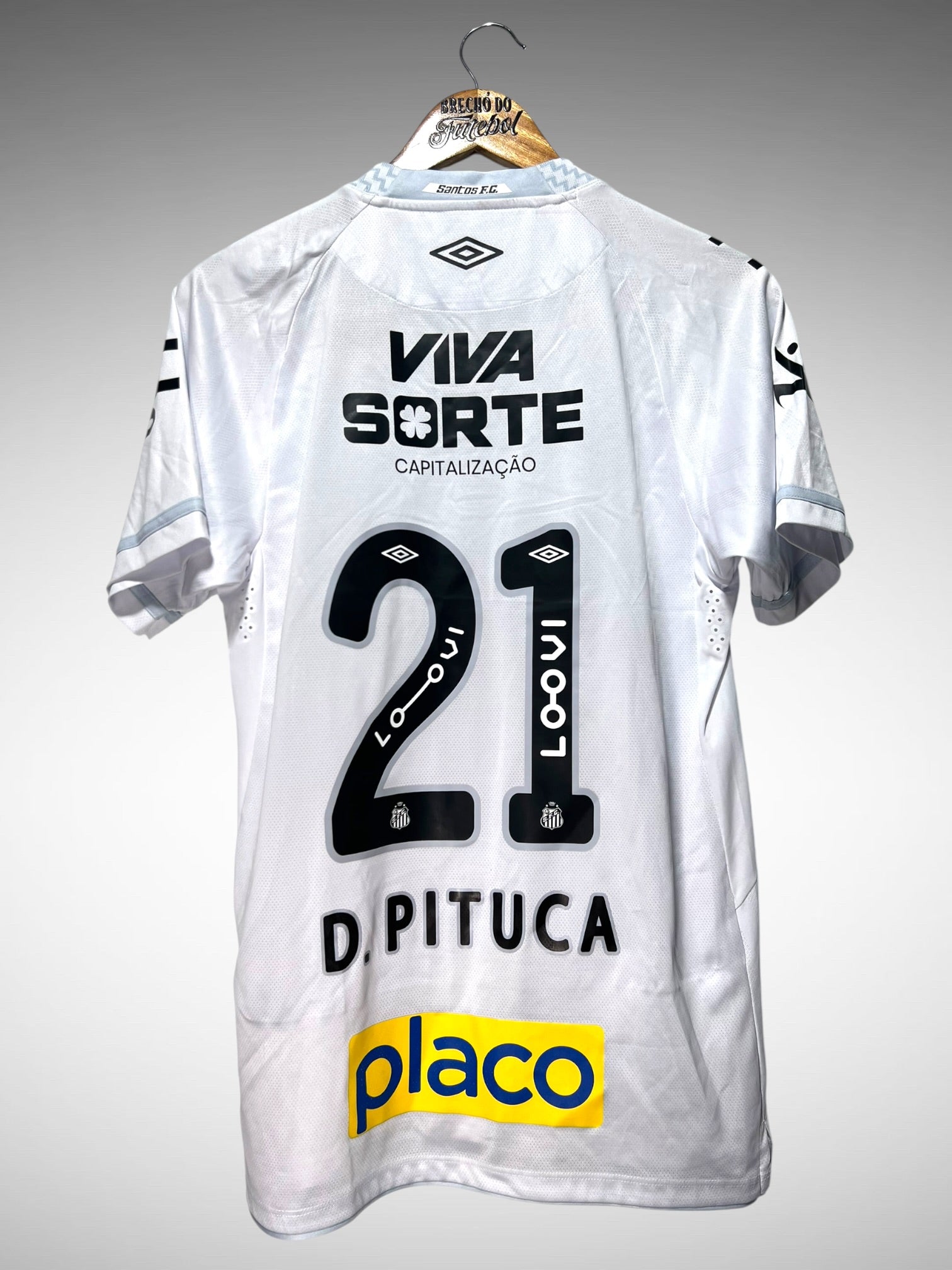 Santos 2025 Primeira Camisa Tam P N 21 D. Pituca.