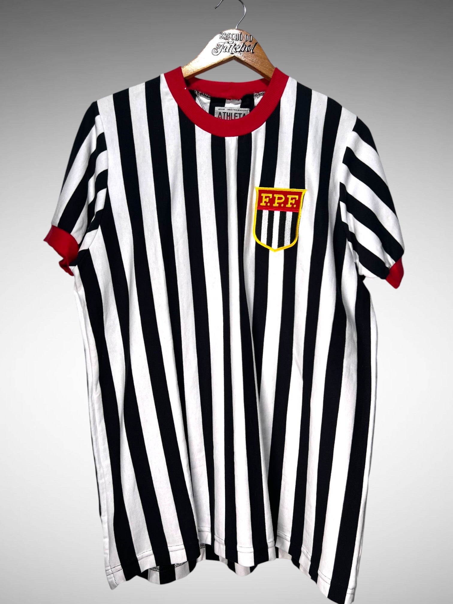 Federação Paulista de Futebol 1970's Primeira Camisa Tam G N 10.