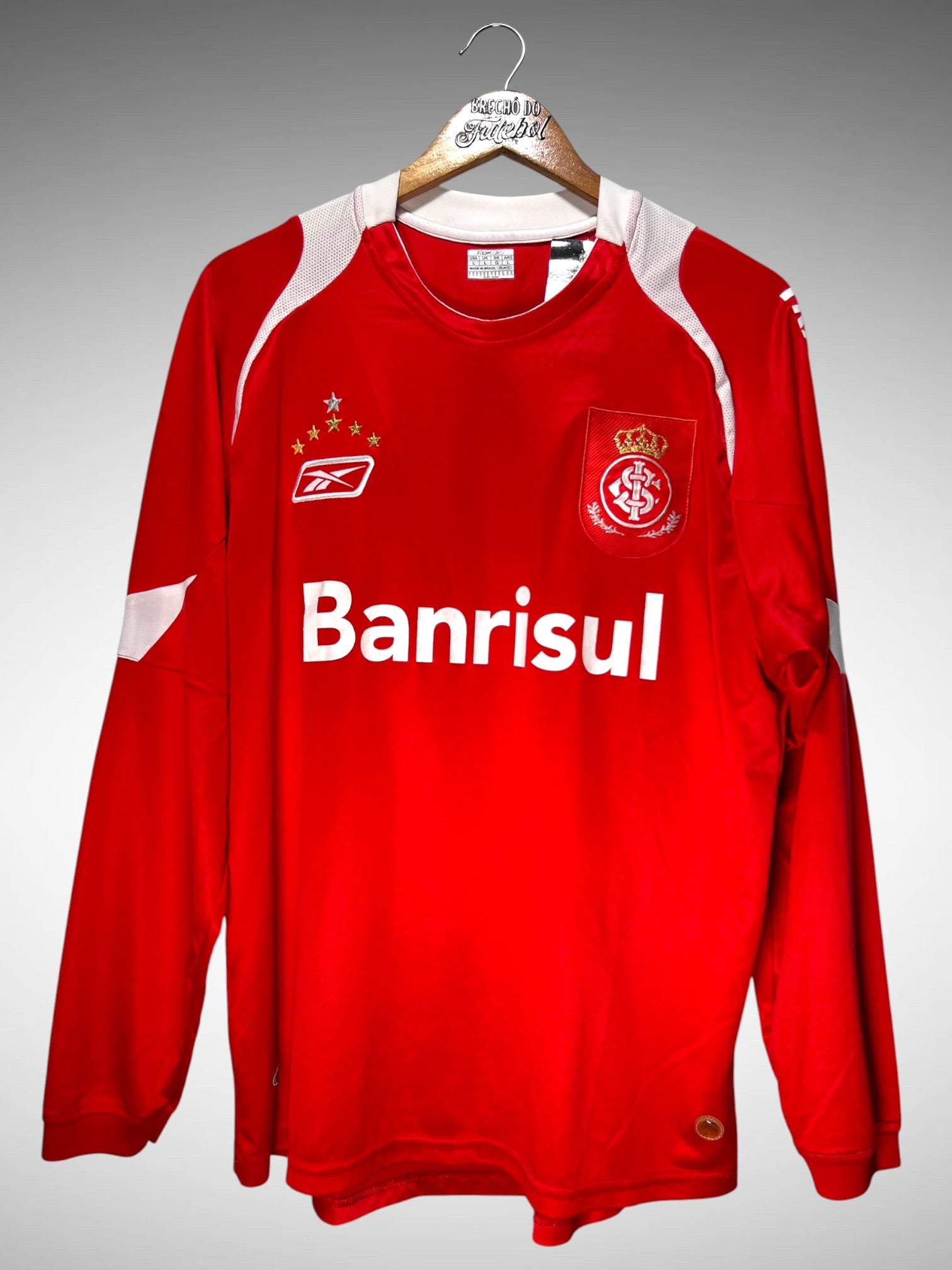 Internacional 2007 Primeira Camisa Tam G Mangas Longas.