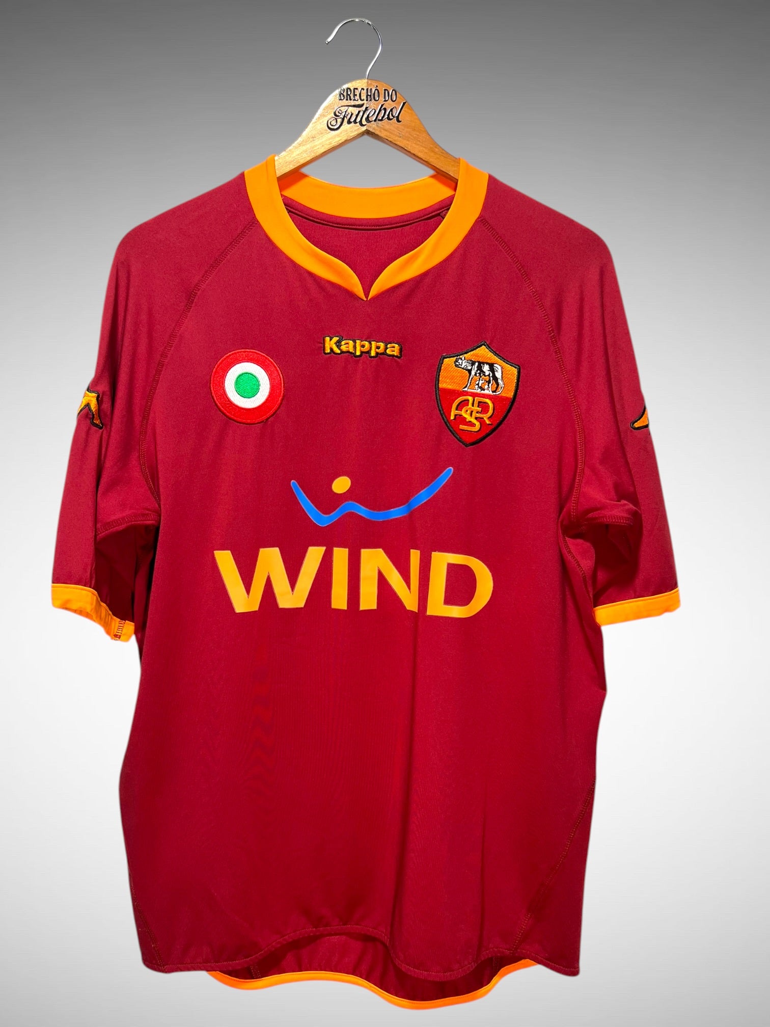 Roma 2007 Primeira Camisa Tam G N 10 Totti.