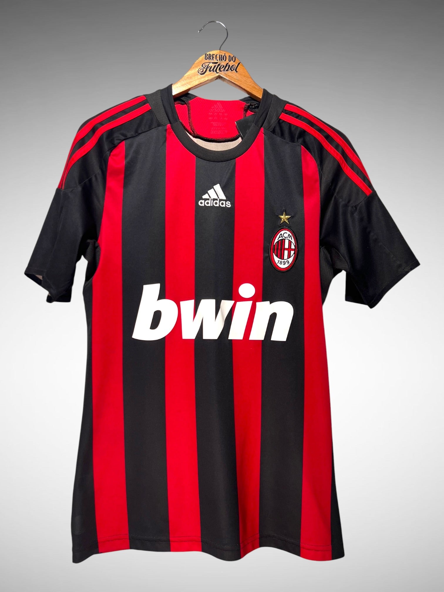 Milan 2008 Primeira Camisa Tam P N 80 Ronaldinho.