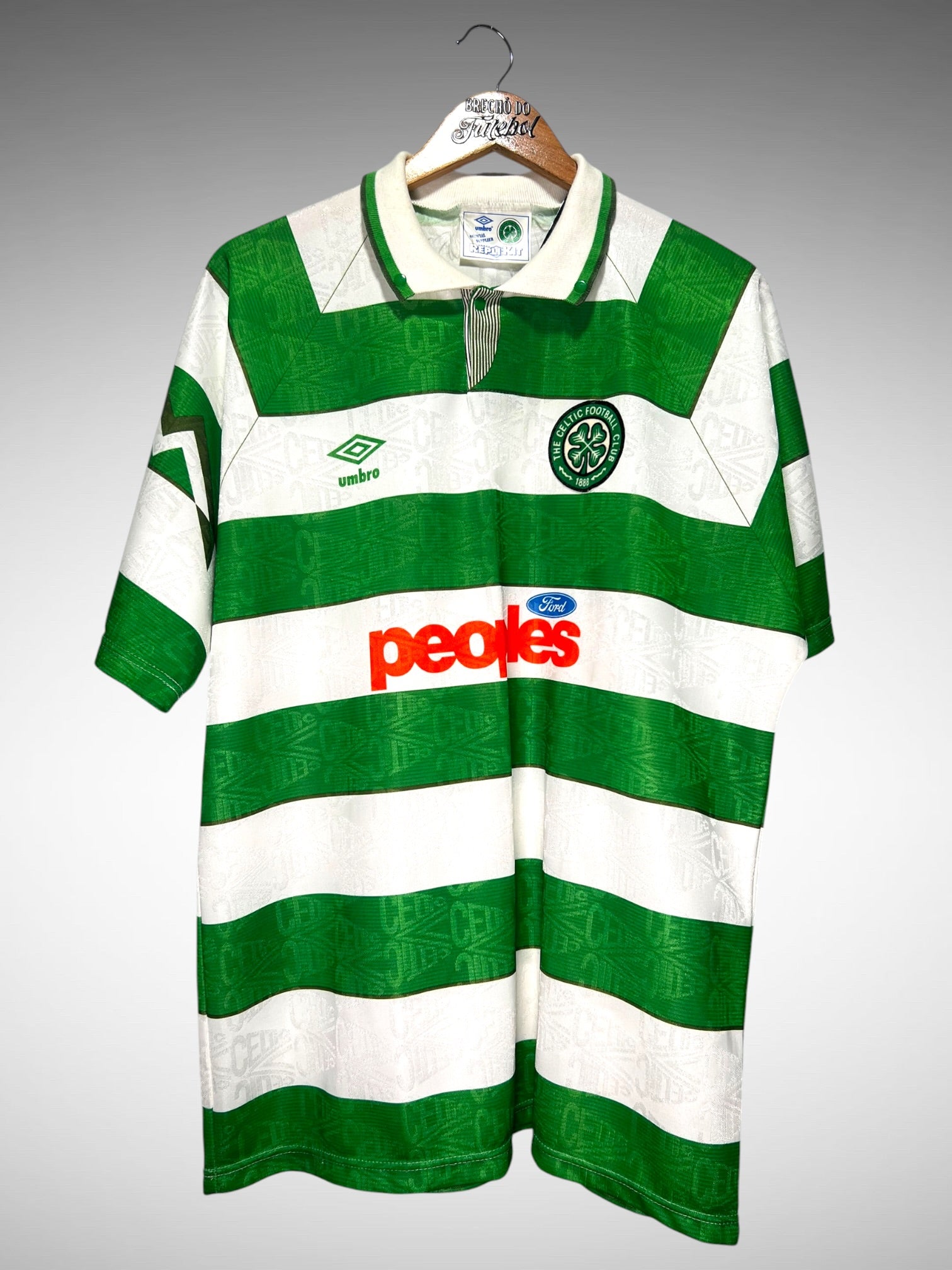 Celtic 1991 Primeira Camisa Tam G.