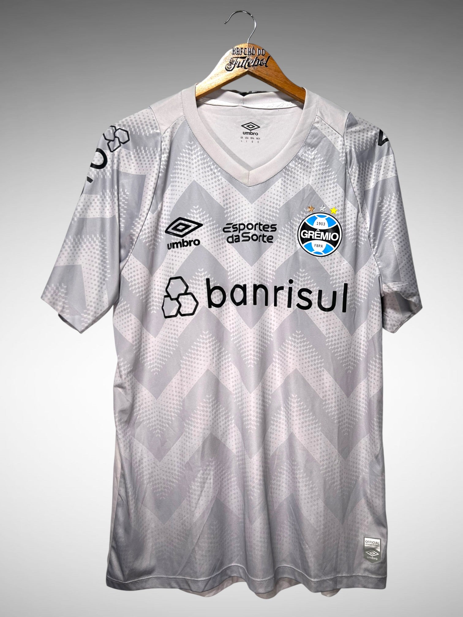 Grêmio 2024 Camisa de Goleiro Tam G N 21 G. Grando.