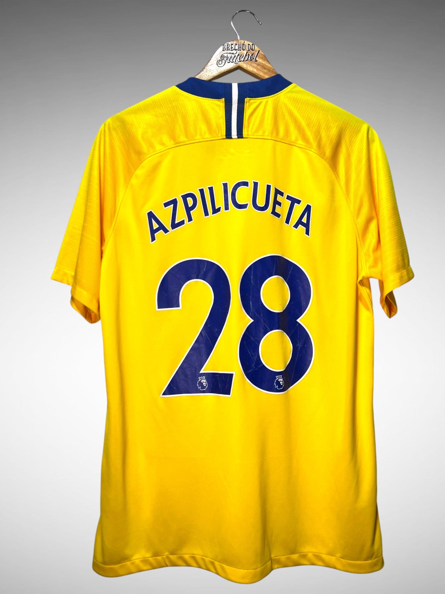Chelsea 2018 Segunda Camisa Tam G N 28 Azpilicueta.
