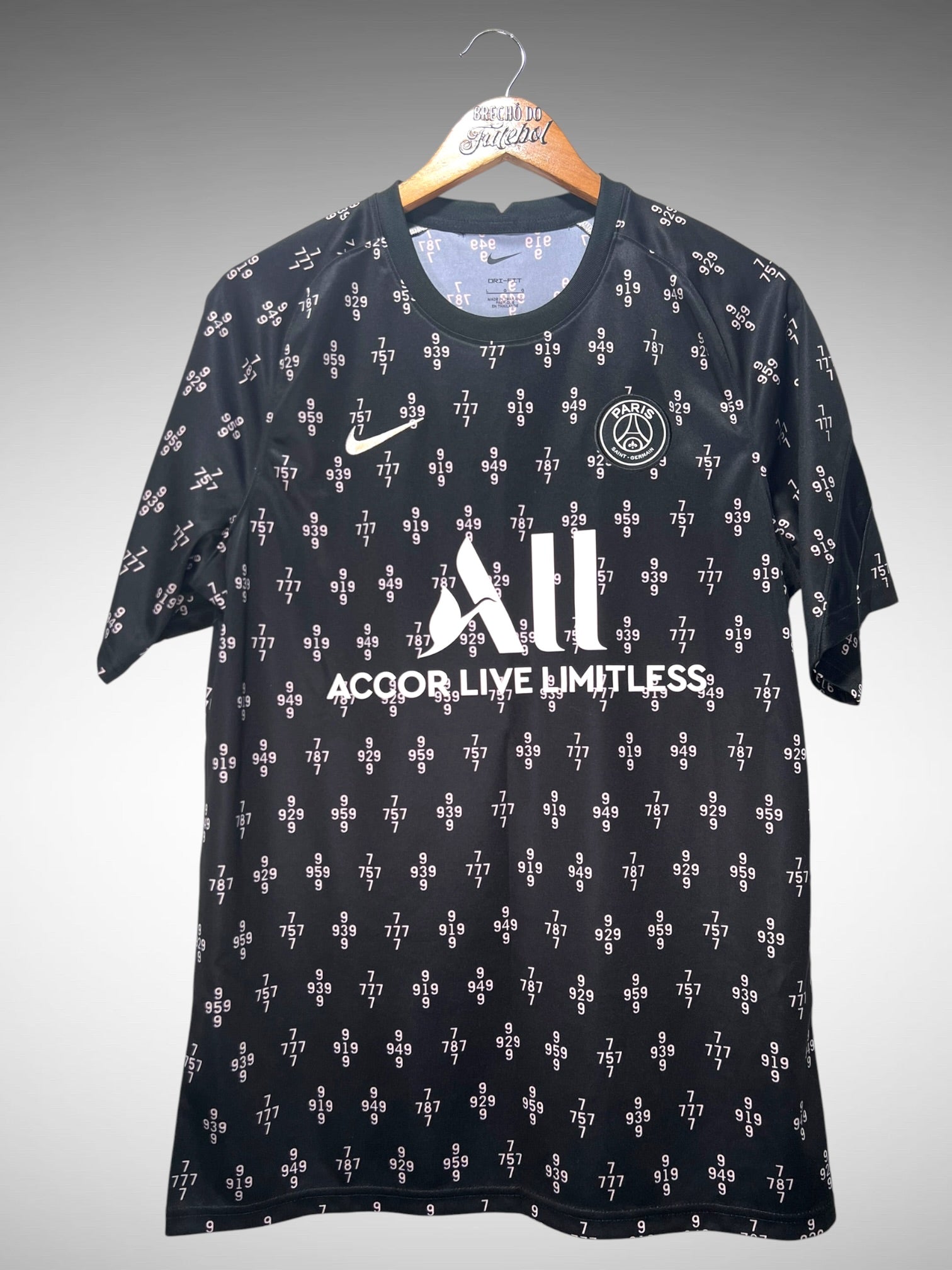Paris Saint-Germain 2021 Camisa Pré-Jogo Tam G.