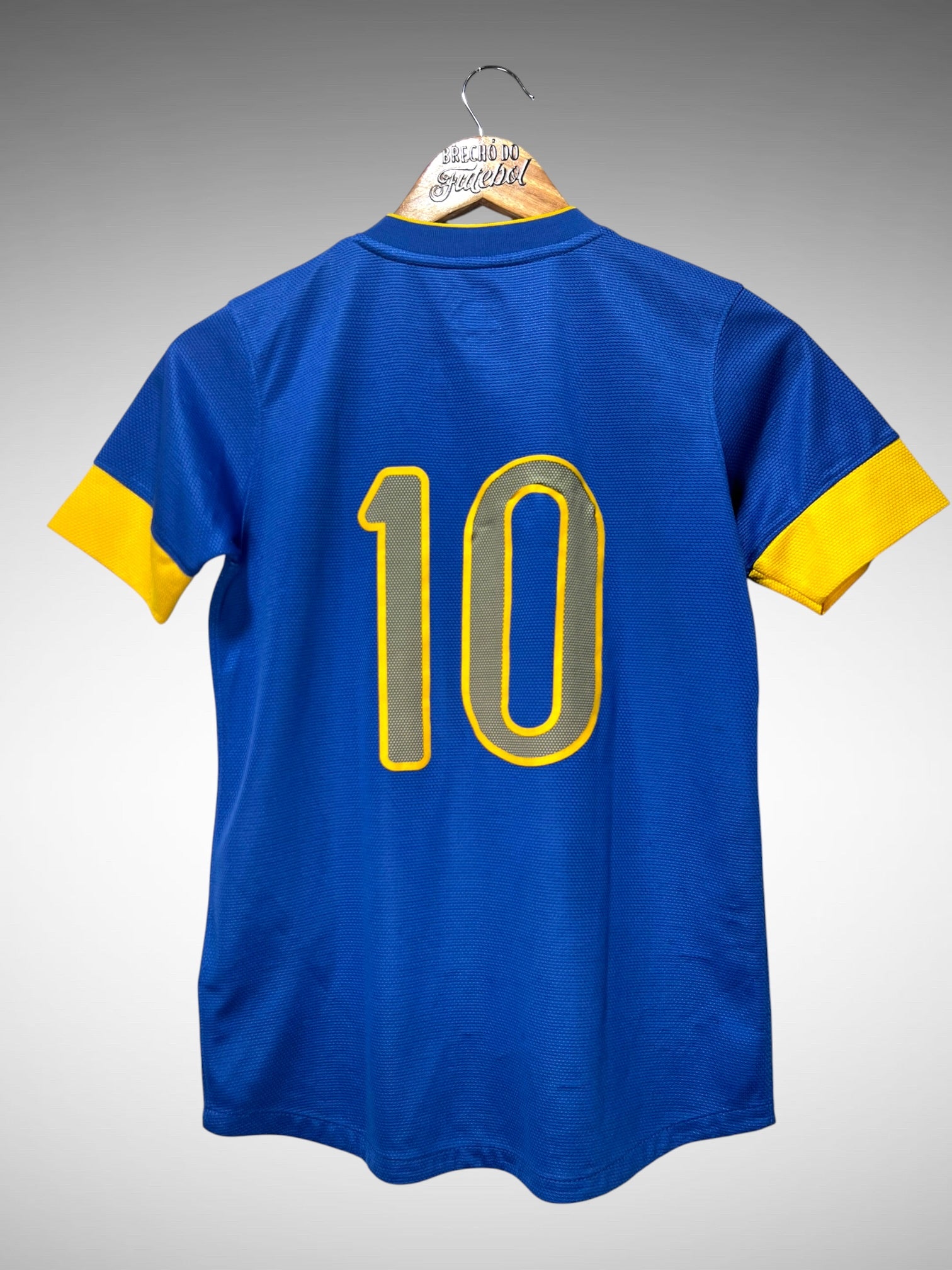 Brasil 2012 Segunda Camisa Tam 12 anos Infantil N 10.