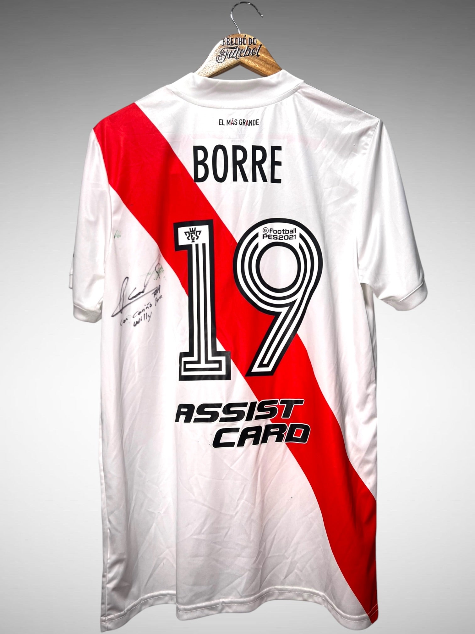 River Plate 2020 Primeira Camisa Tam M N 19 Borre.