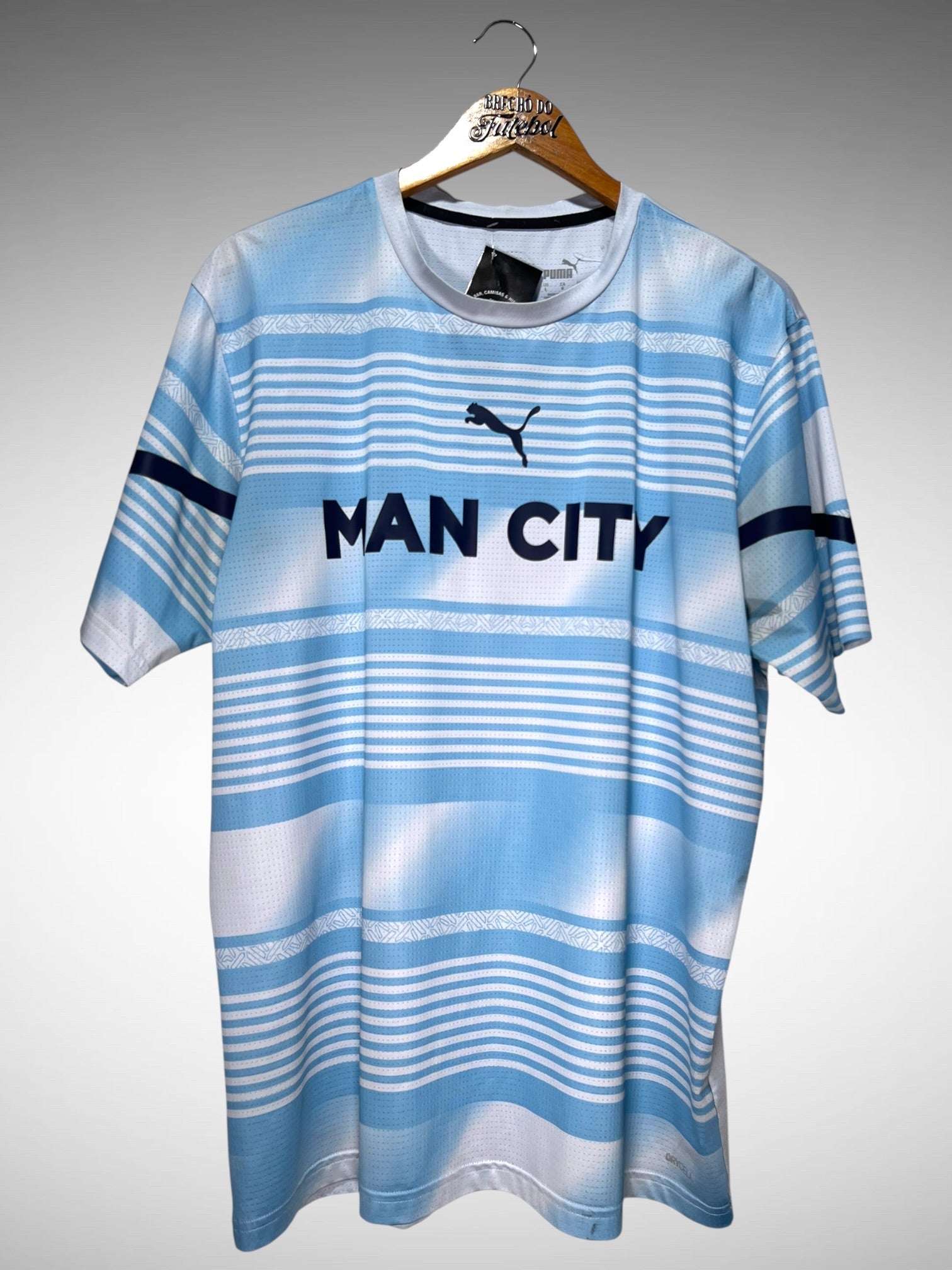 Manchester City 2021 Camisa Pré-Jogo Tam G.