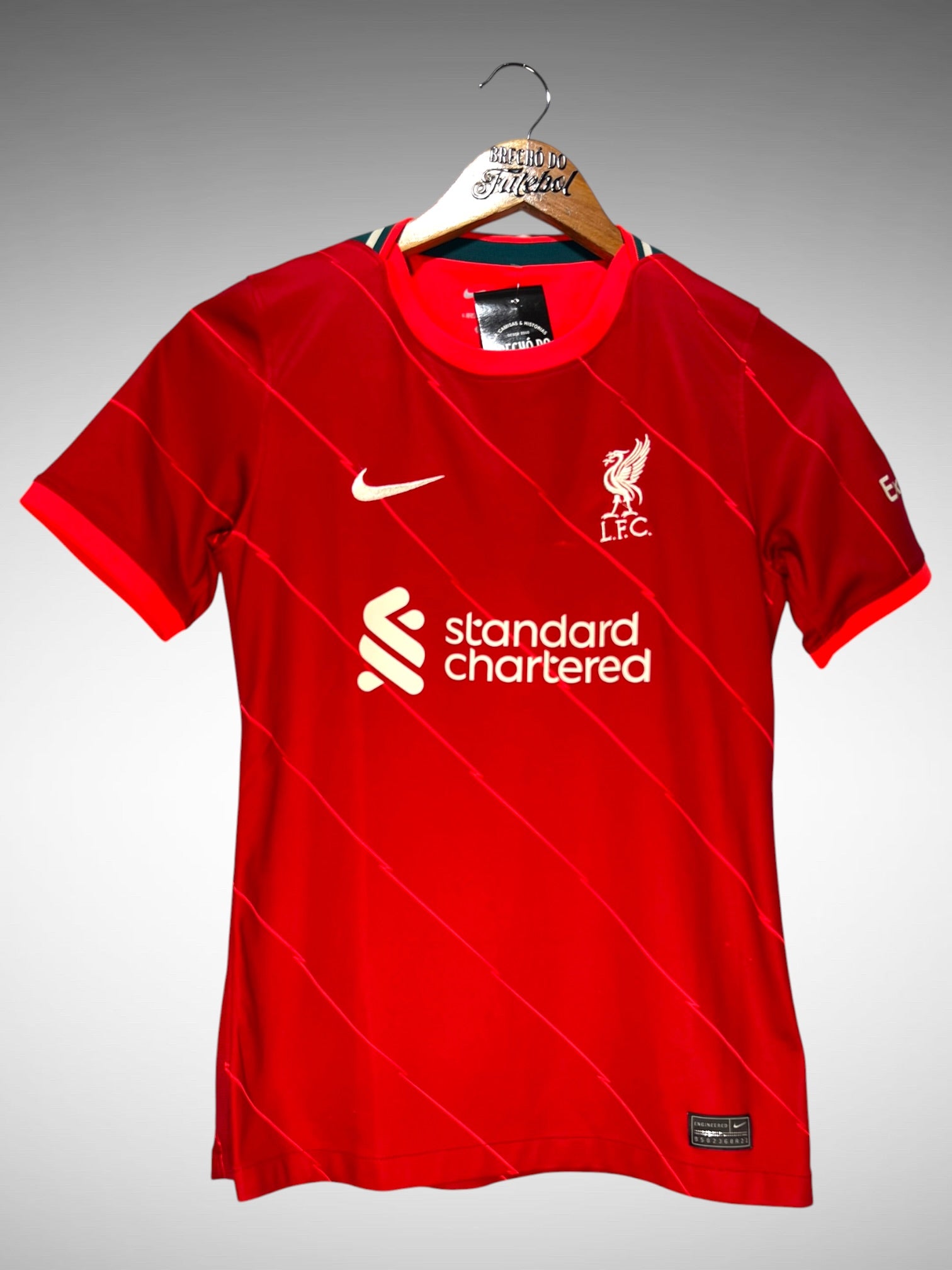 Liverpool 2021 Primeira Camisa Tam 14 anos Infantil.