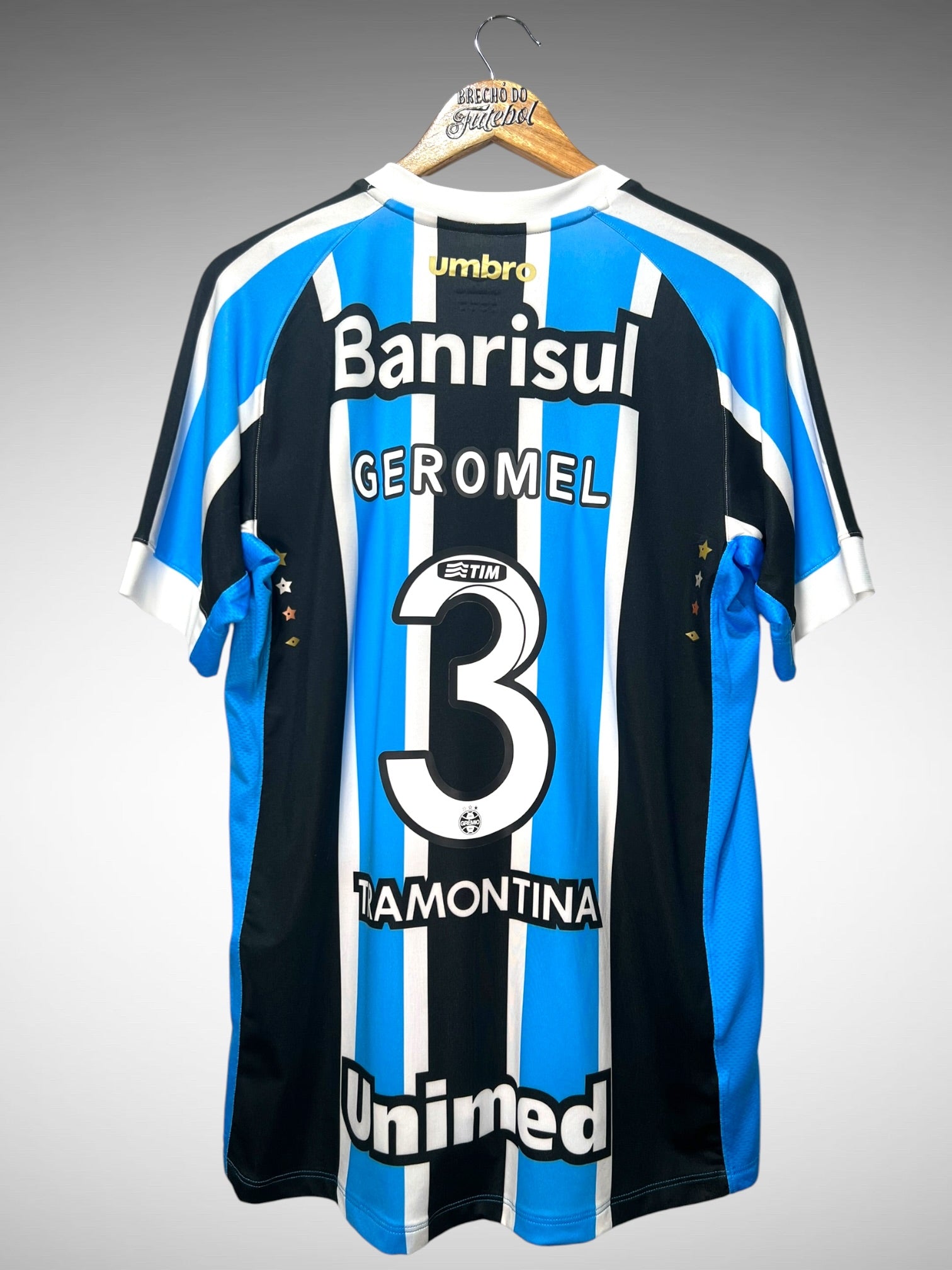 Grêmio 2015 Primeira Camisa Tam G N 3 Geromel.