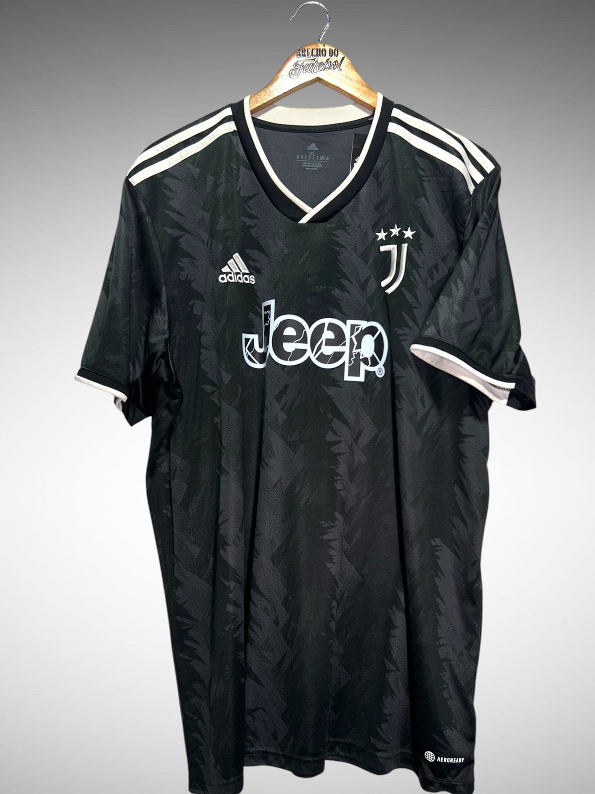 Juventus 2022 Segunda Camisa Tam GG N 7 Ronaldo.