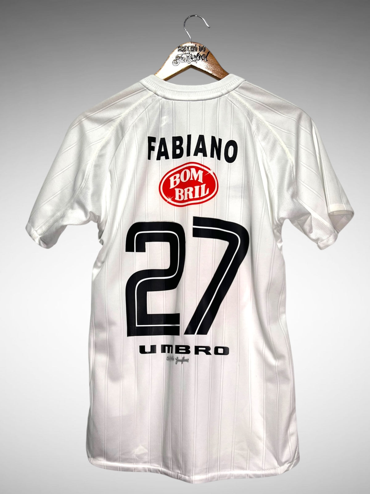 Santos 2002 Primeira Camisa Tam P N 27 Fabiano.
