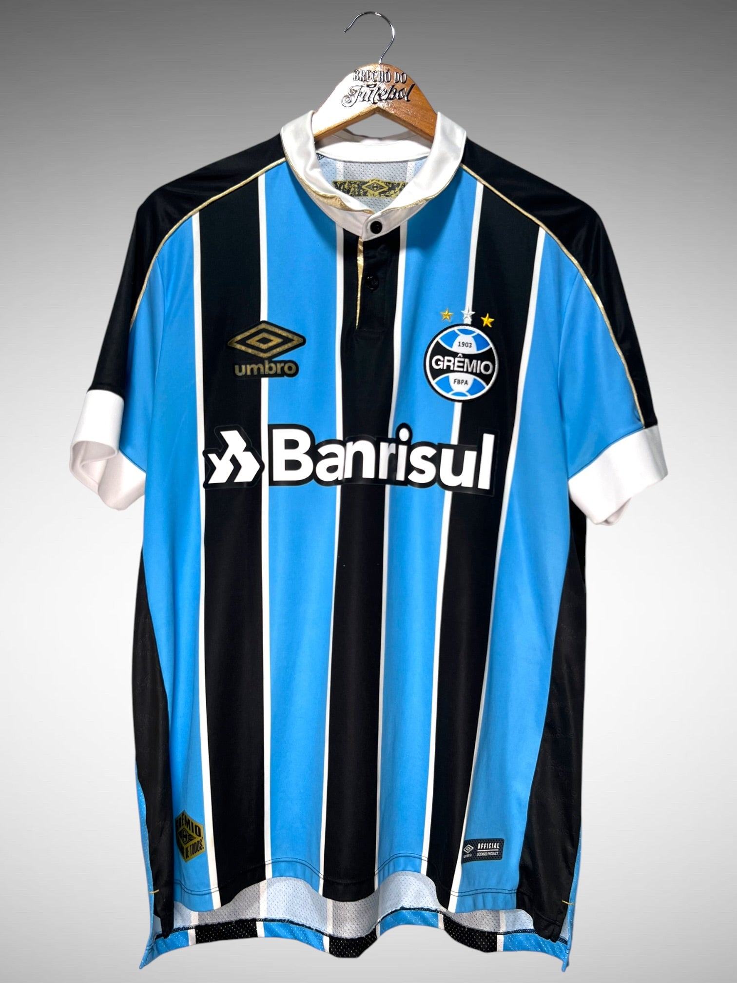 Grêmio 2019 Primeira Camisa Tam G N 4 Kannemann.