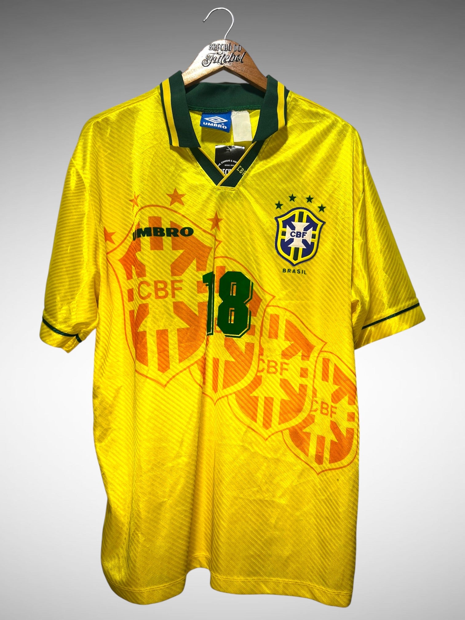 Brasil 1994 Primeira Camisa Tam GG N 18 Ronaldinho.