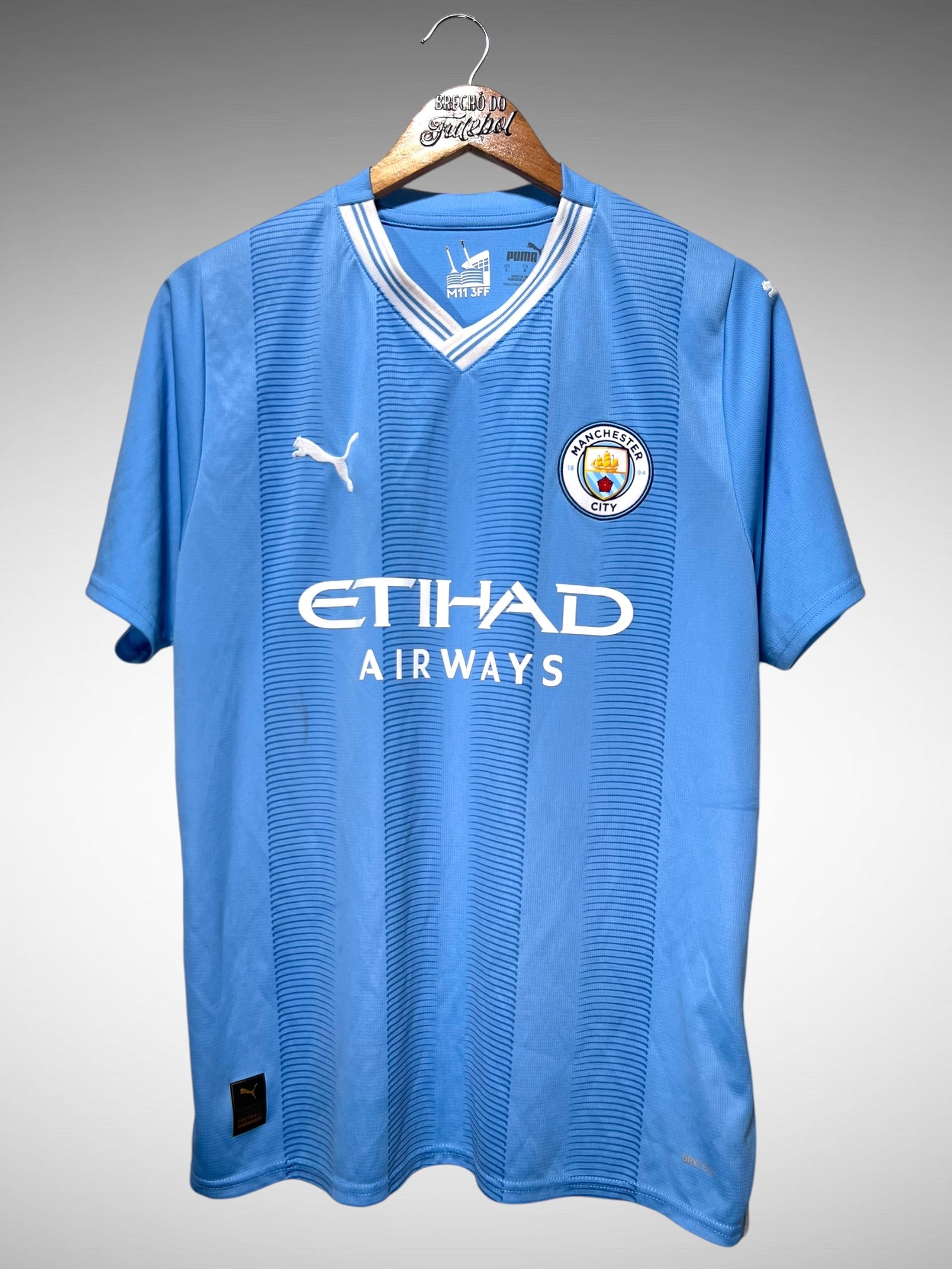 Manchester City 2023 Primeira Camisa Tam G.