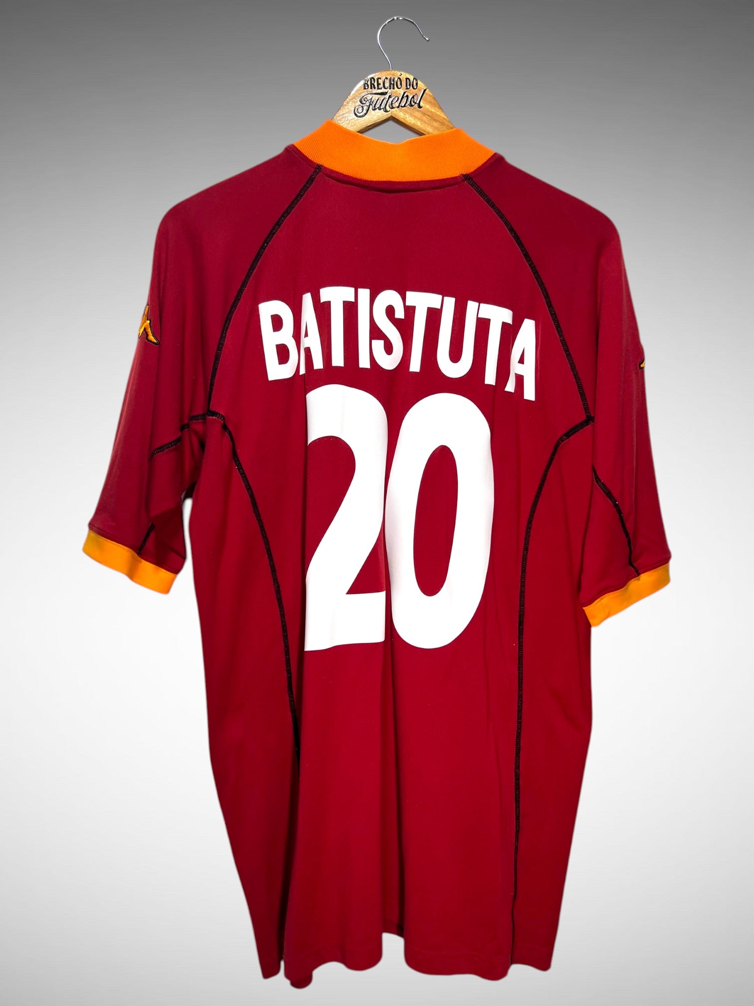 Roma 2001 Primeira Camisa Tam GG N 20 Batistuta.