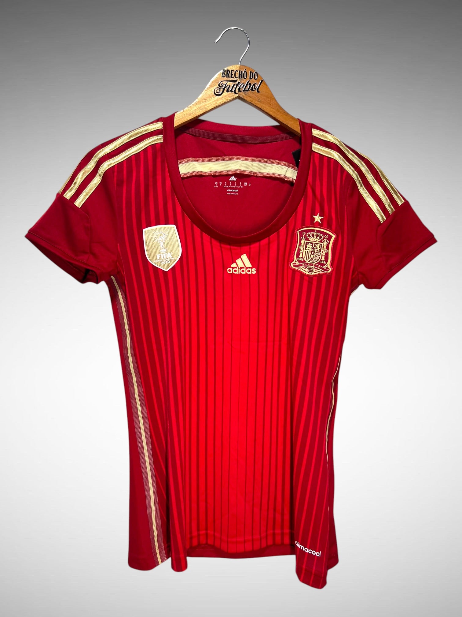 Espanha 2014 Primeira Camisa Tam P Feminino.